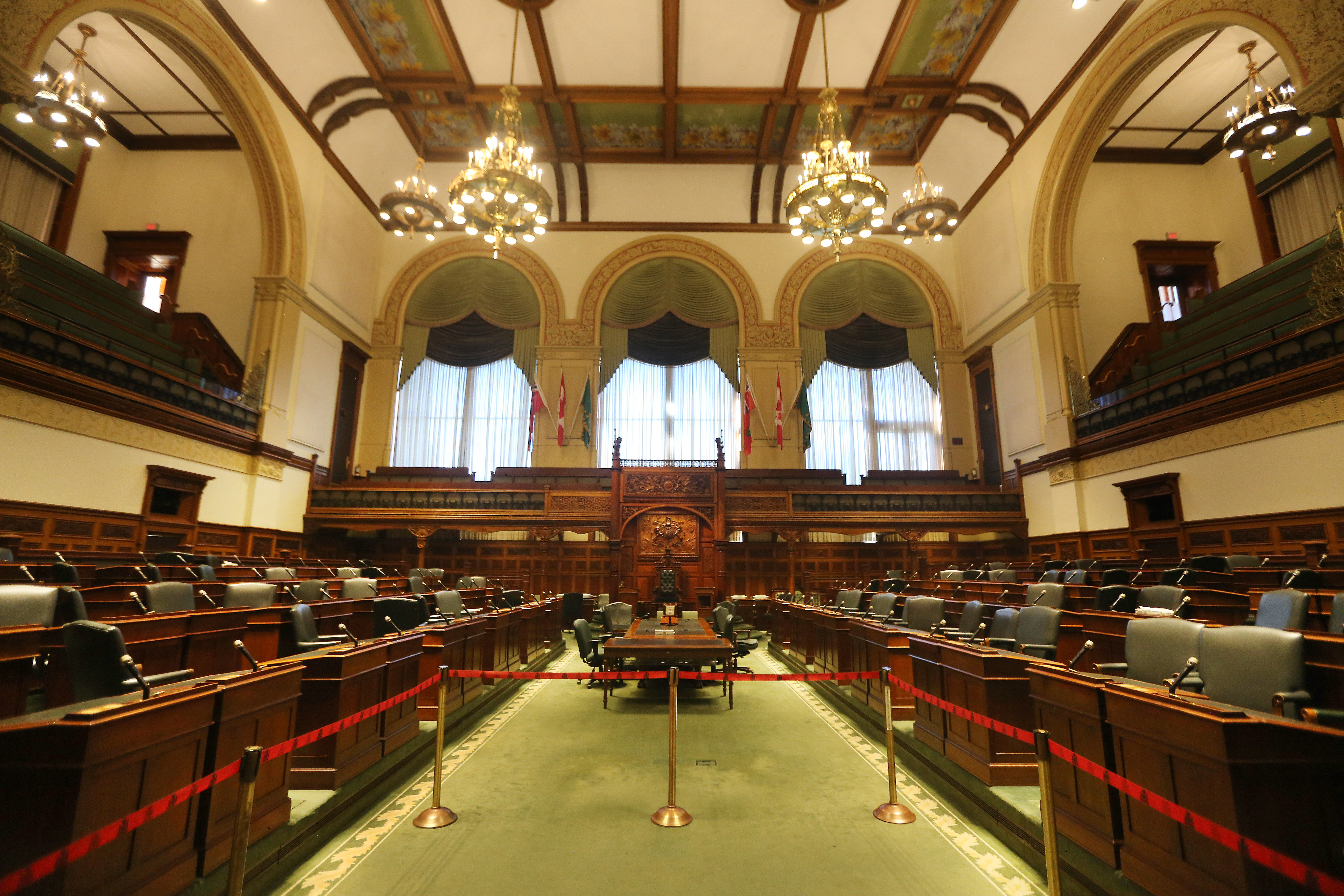 Legislative Chamber in the Legislative Building, Queen's Park, Toronto, Ontario