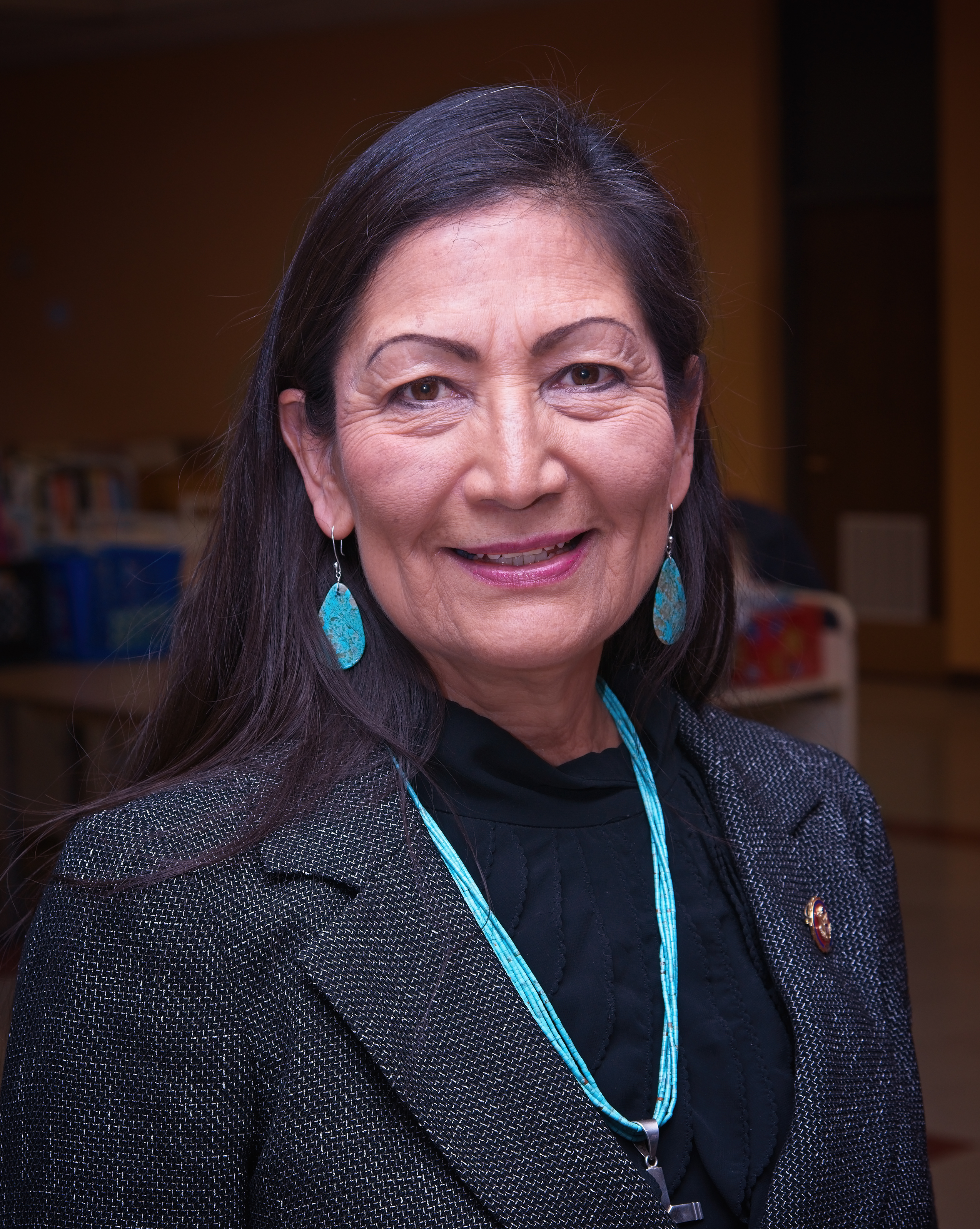 Native American politician Deb Haaland