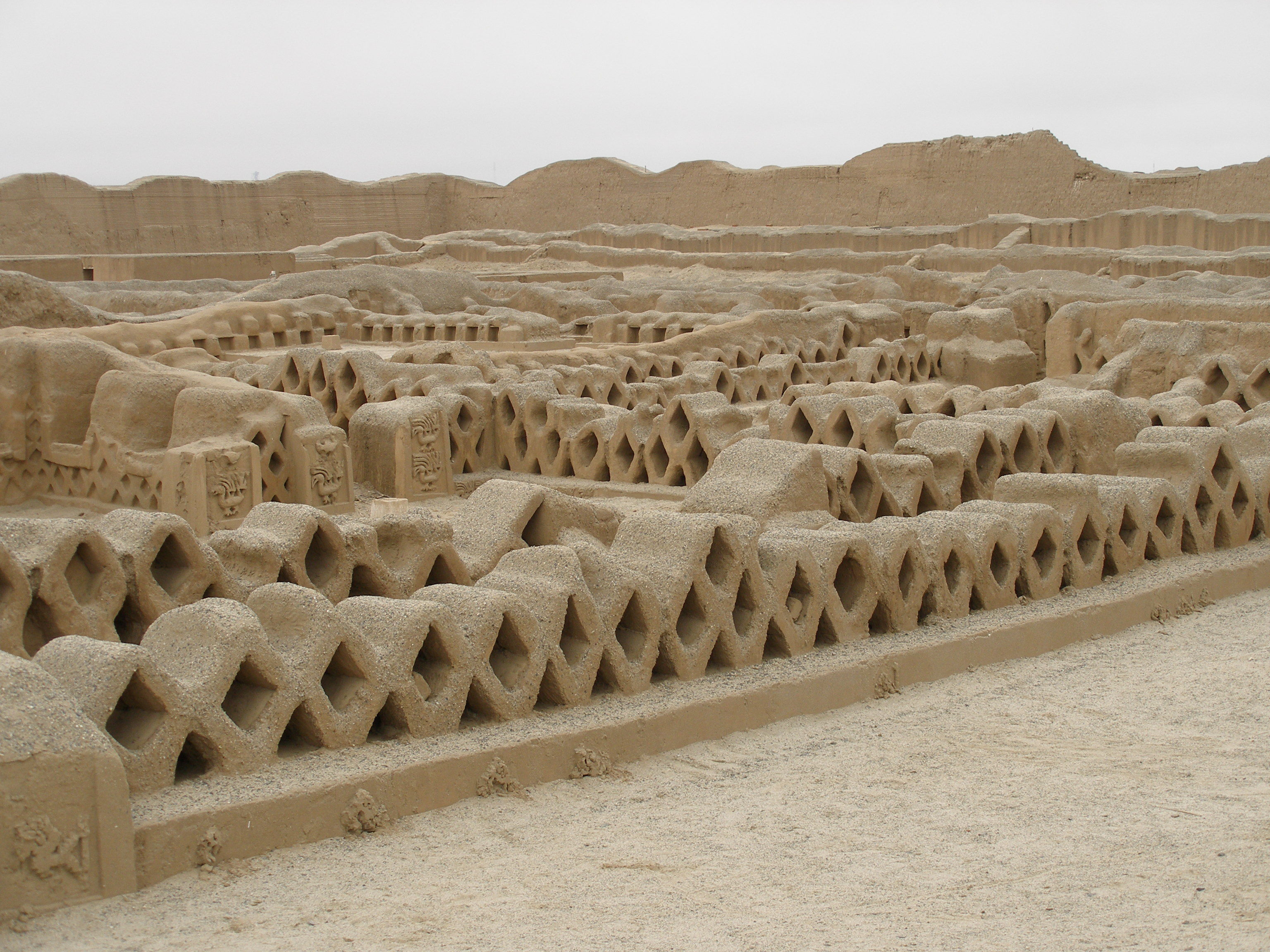 Ruins of Chan Chan near Trujillo, Peru