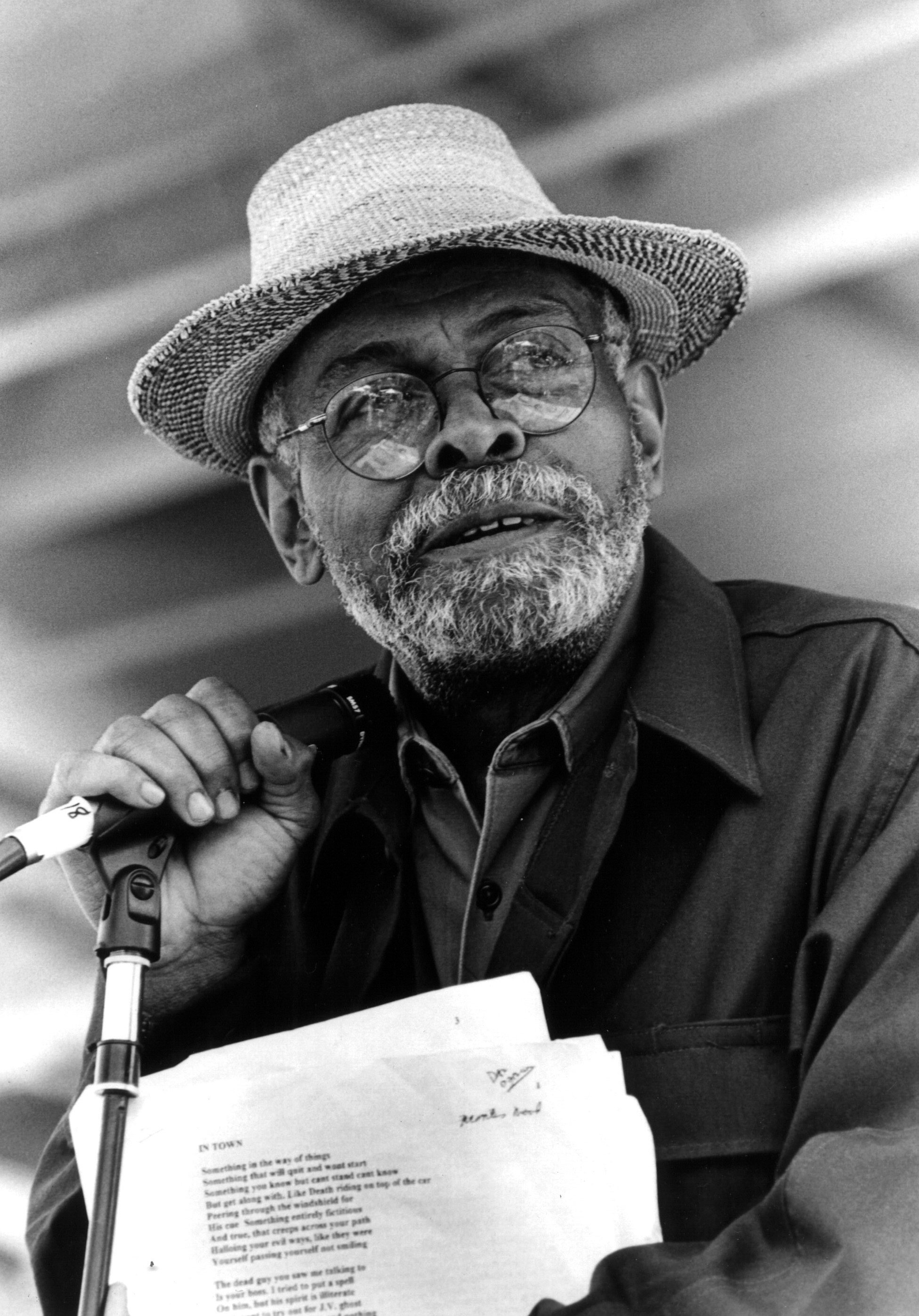 African American author Amiri Baraka