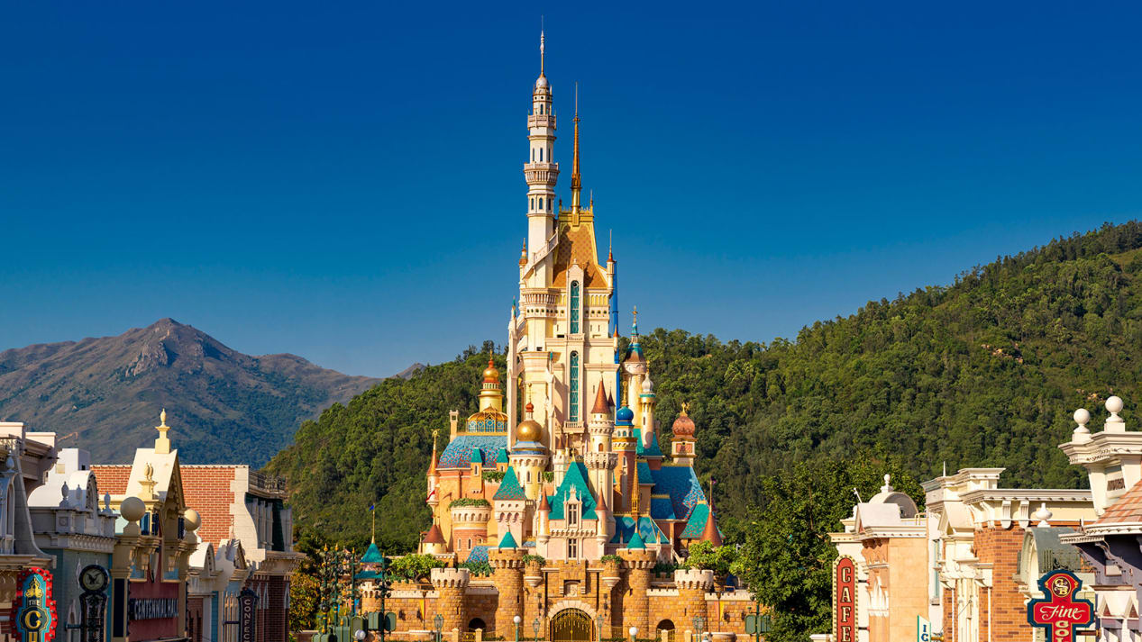 The Castle of Magic Dreams at Hong Kong Disneyland