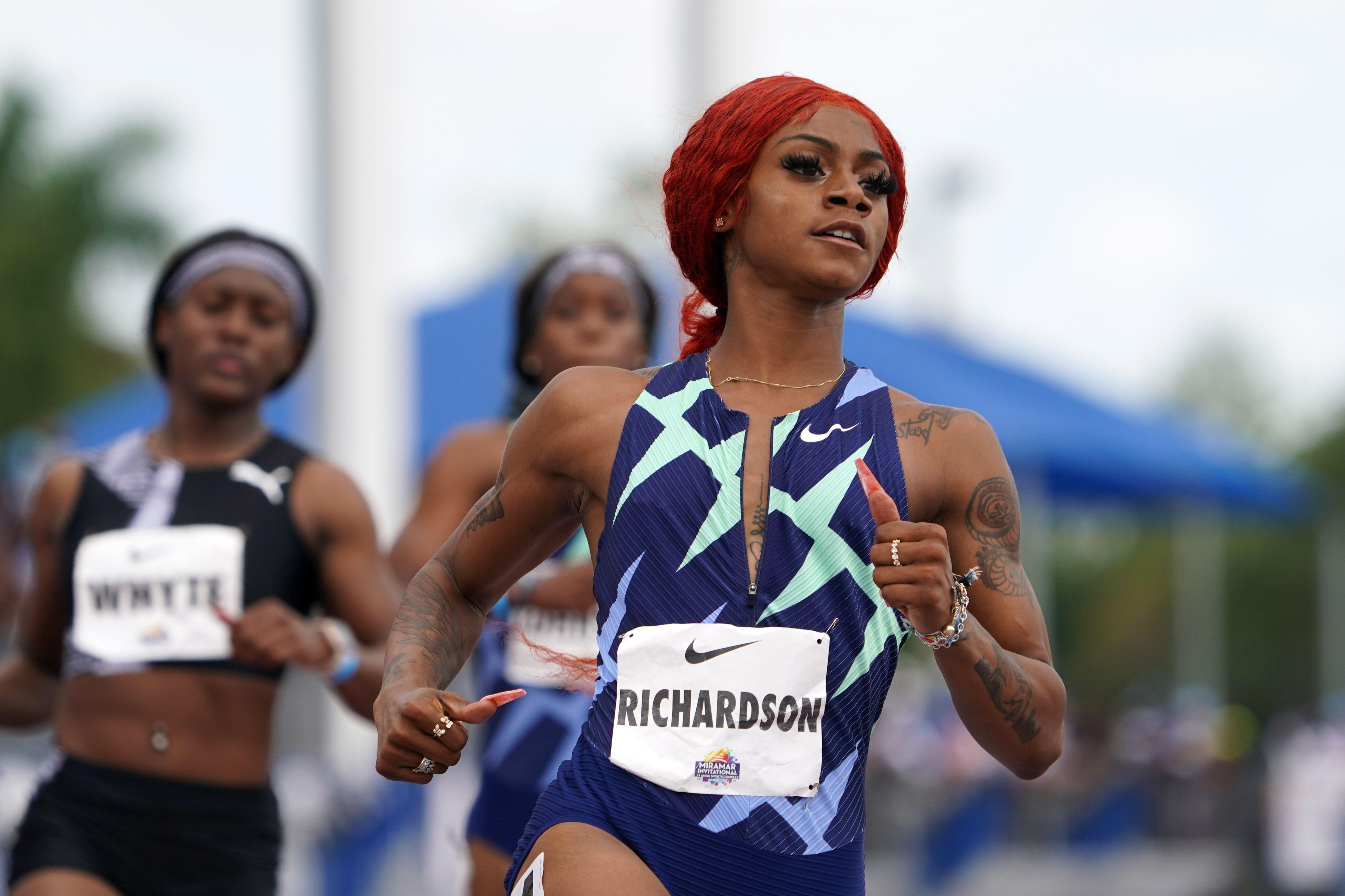 American sprinter Sha'Carri Richardson