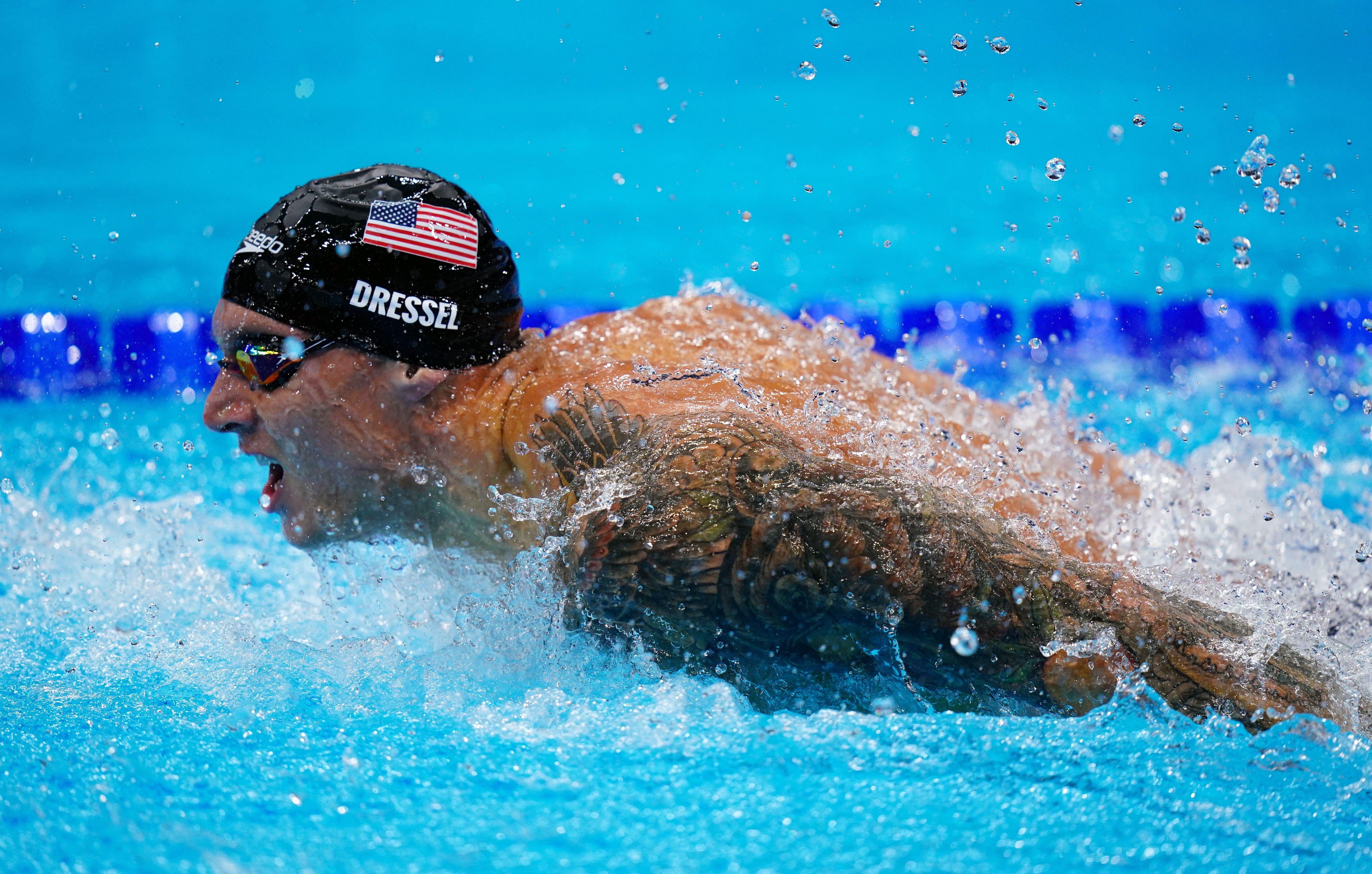 American swimmer Caeleb Dressel