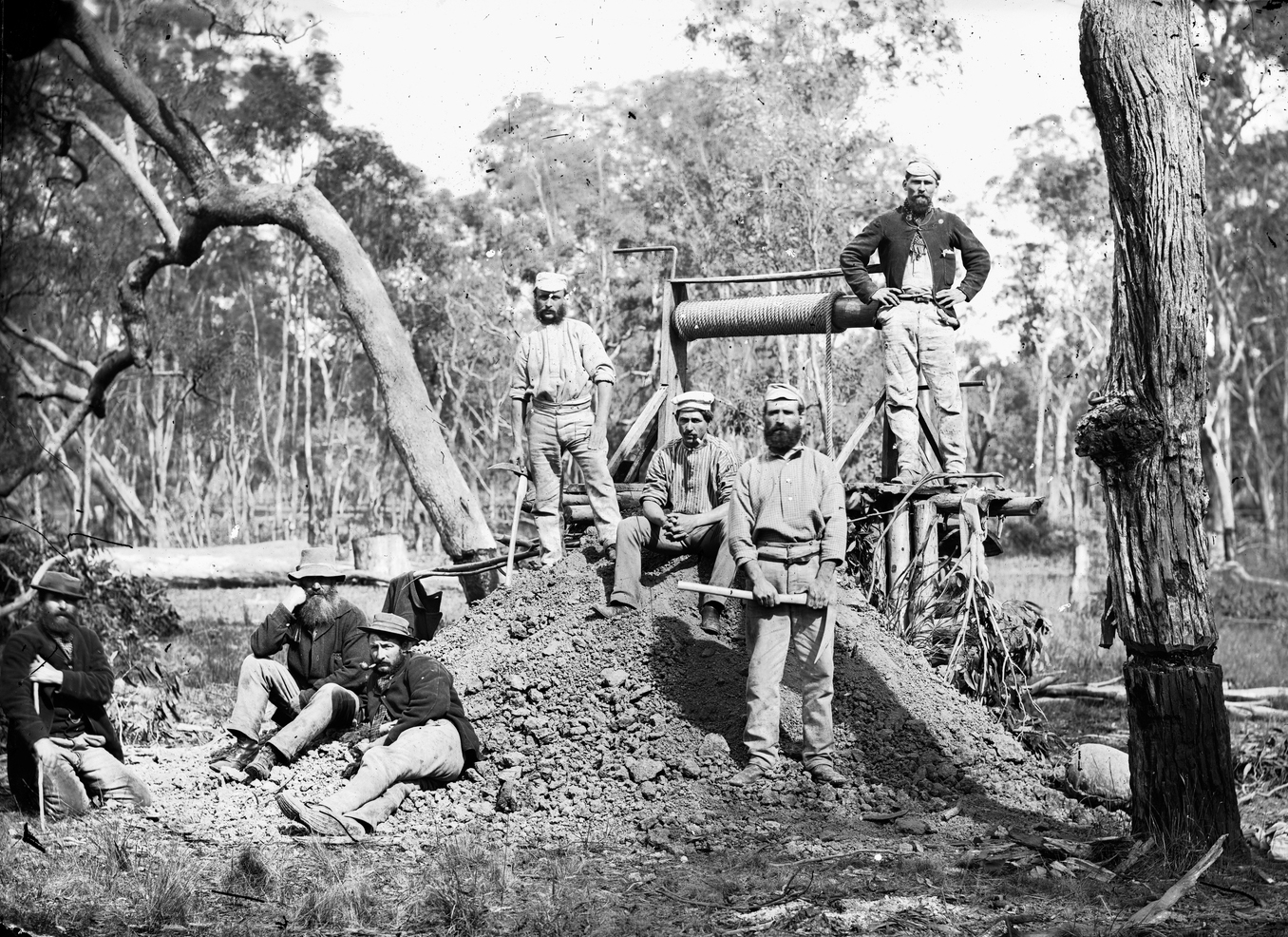 Australian gold miners in the 1870’s