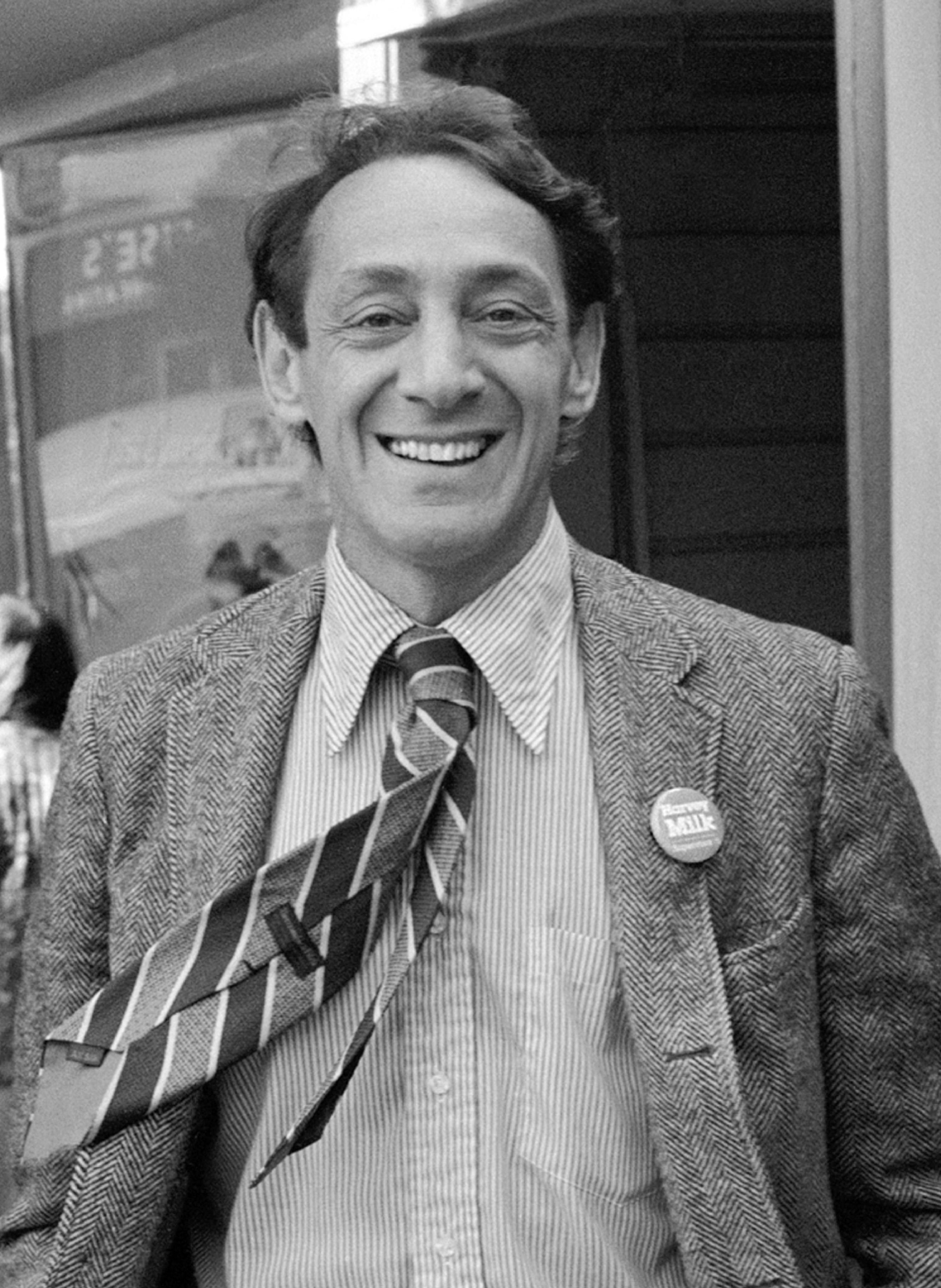 American activist and politician Harvey Milk