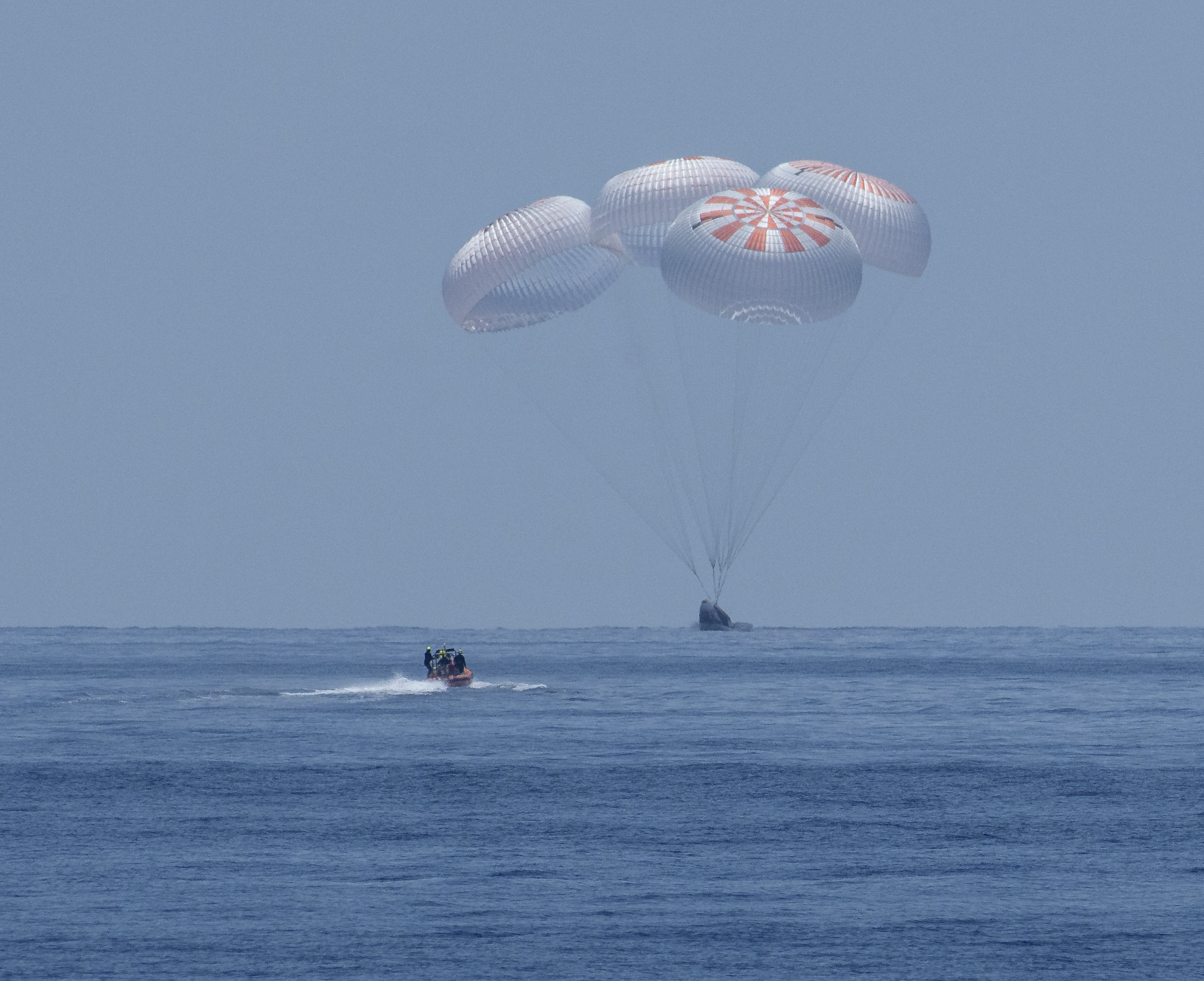 Ocean splashdown