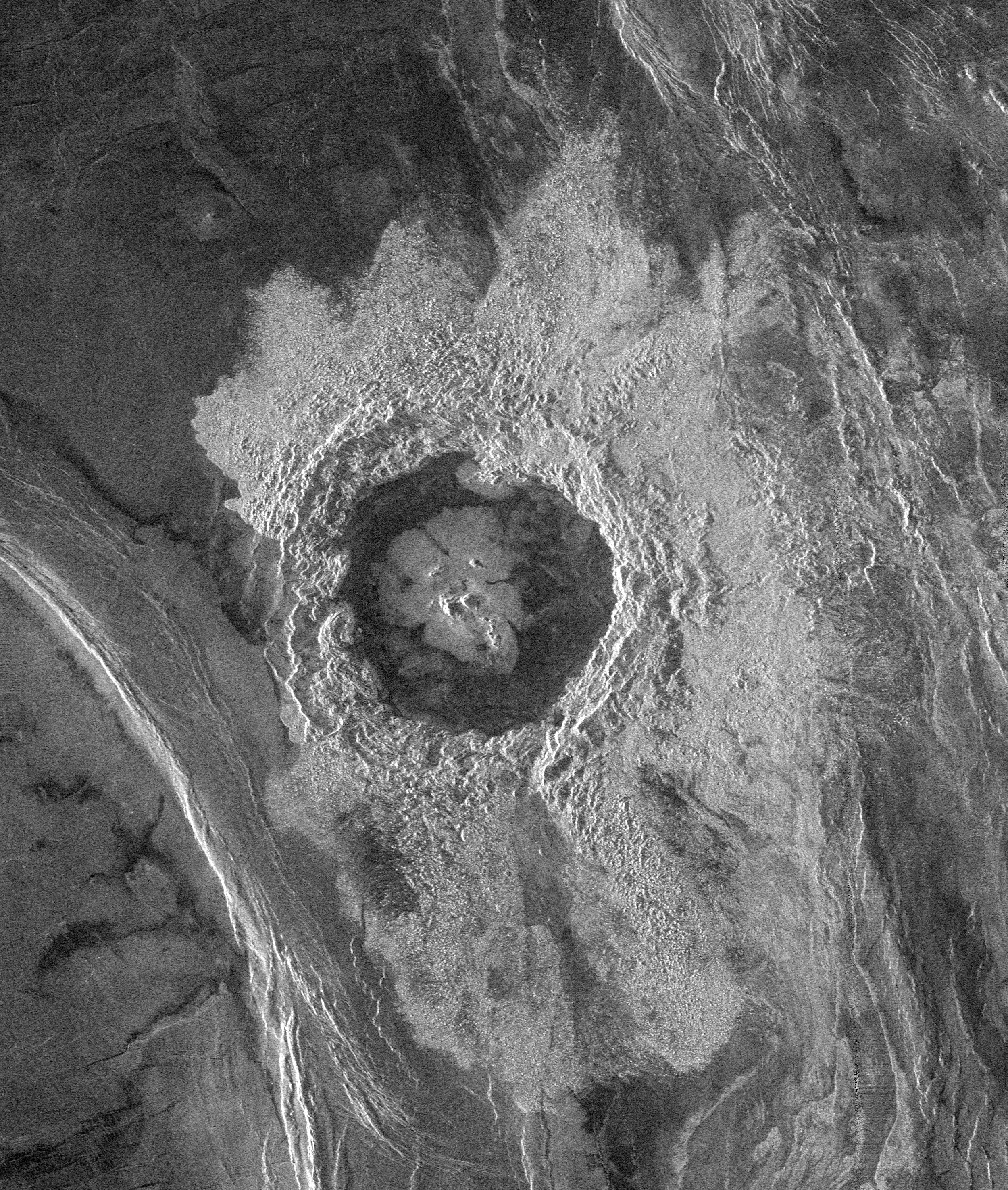 Crater on Venus