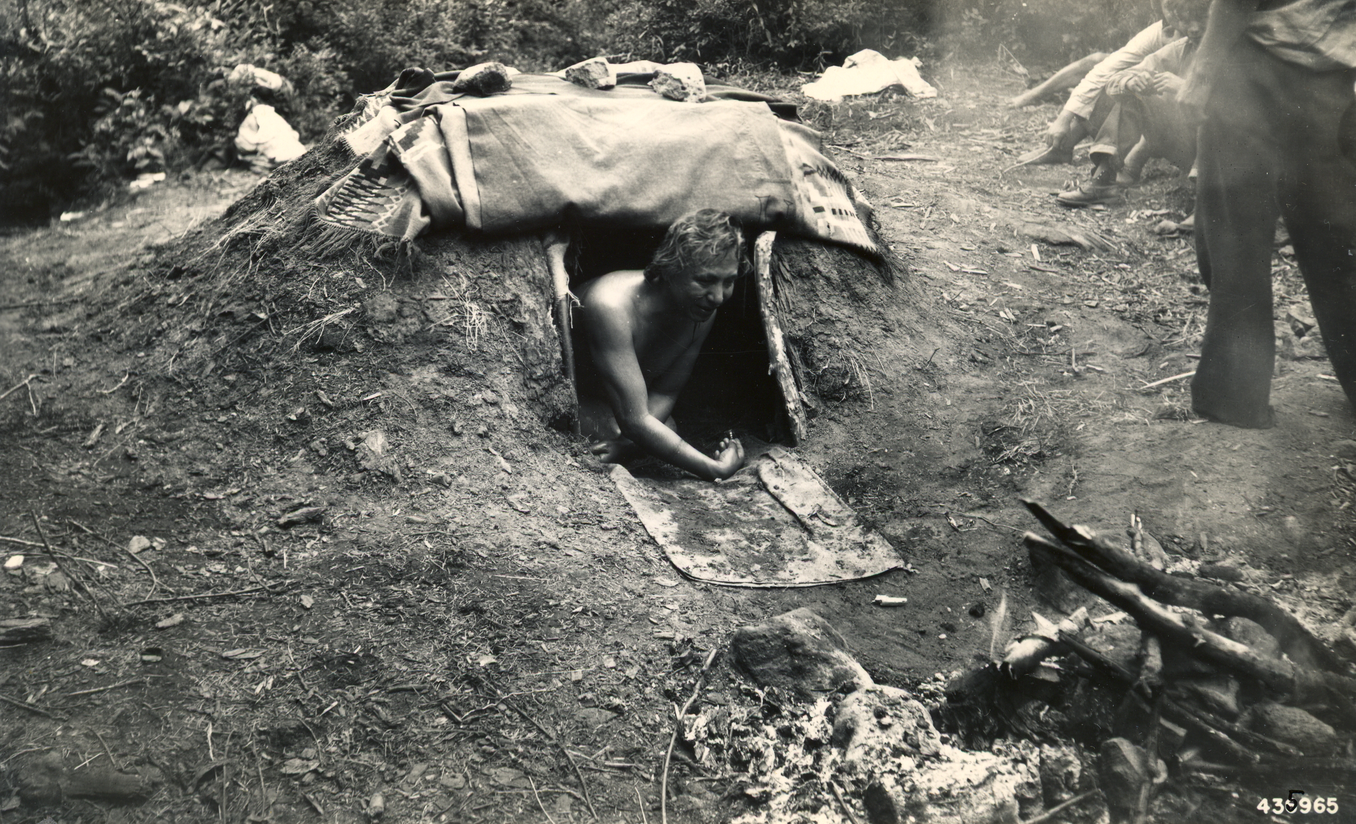 Indigenous American sweat lodge ceremony