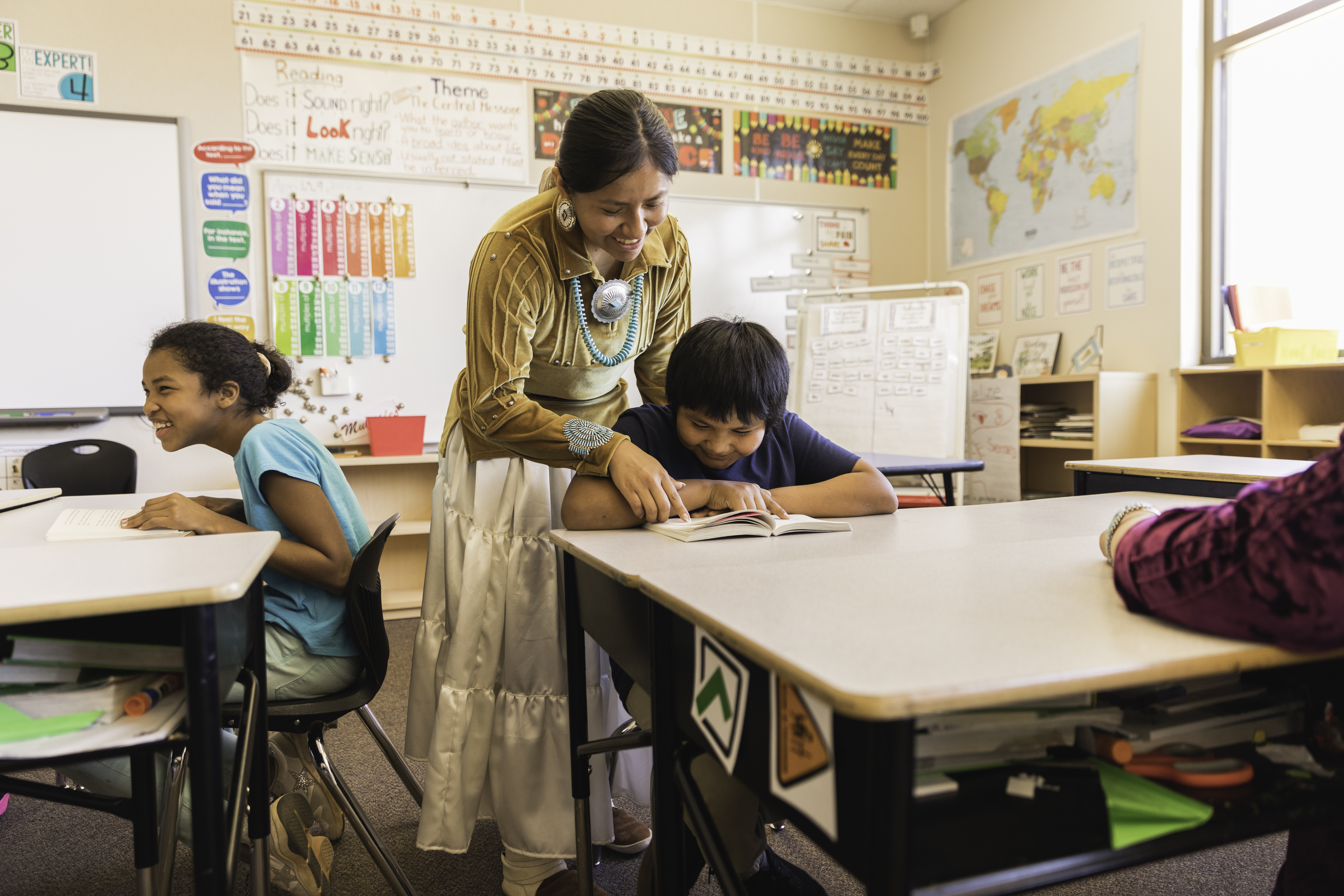 A school on the Navajo reservation in Utah