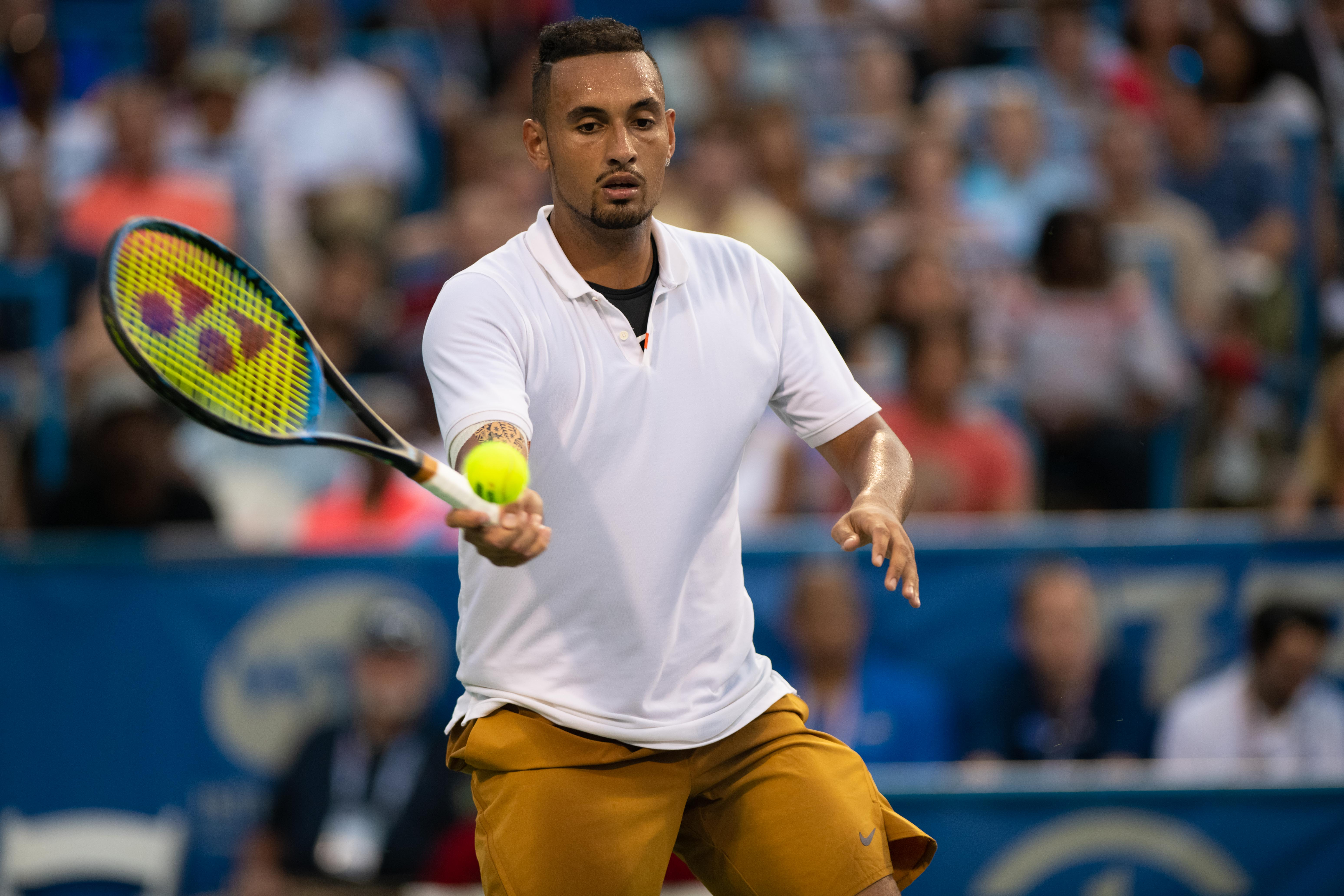 Australian tennis player Nick Kyrgios