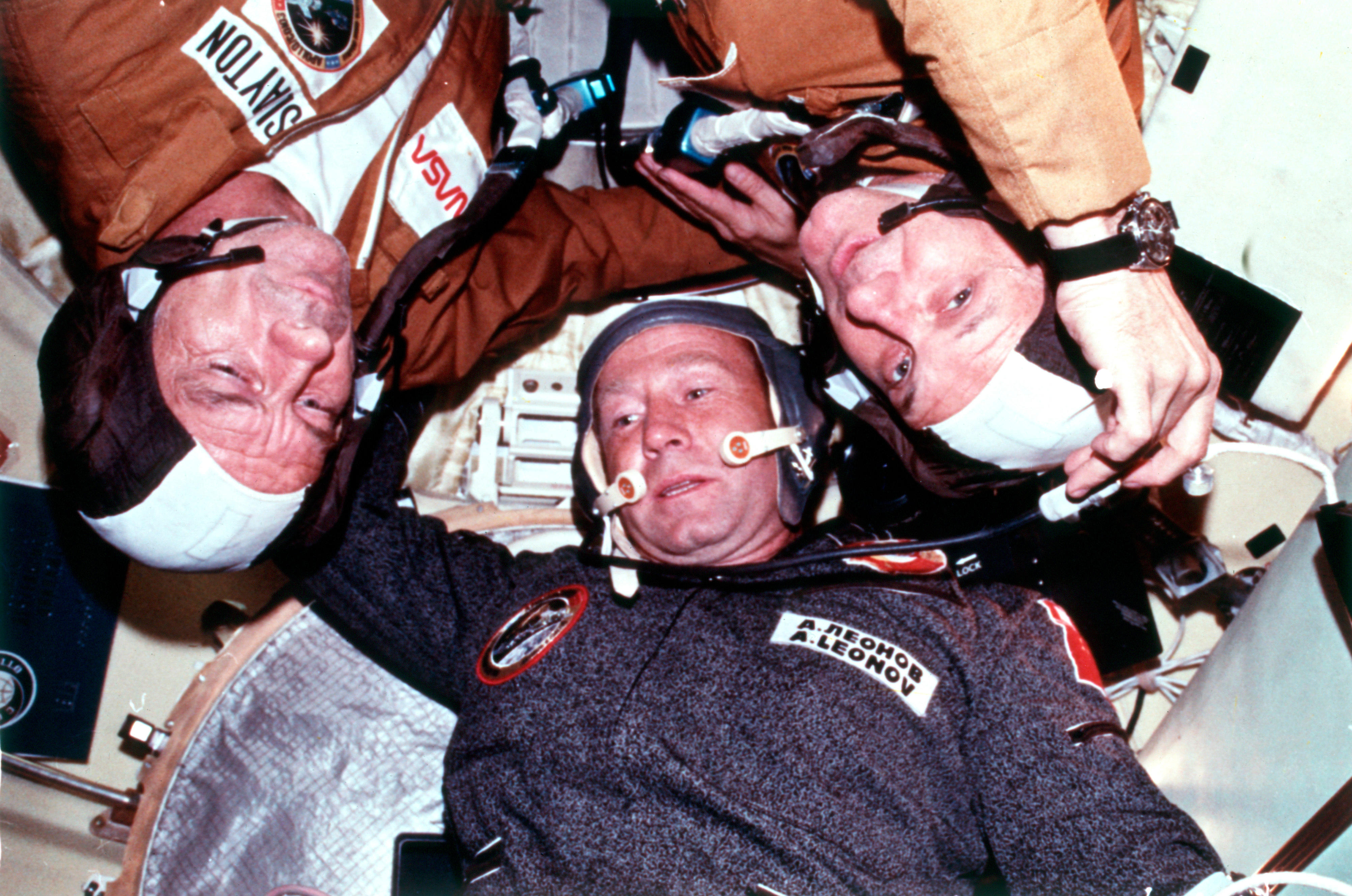 The first international space crew