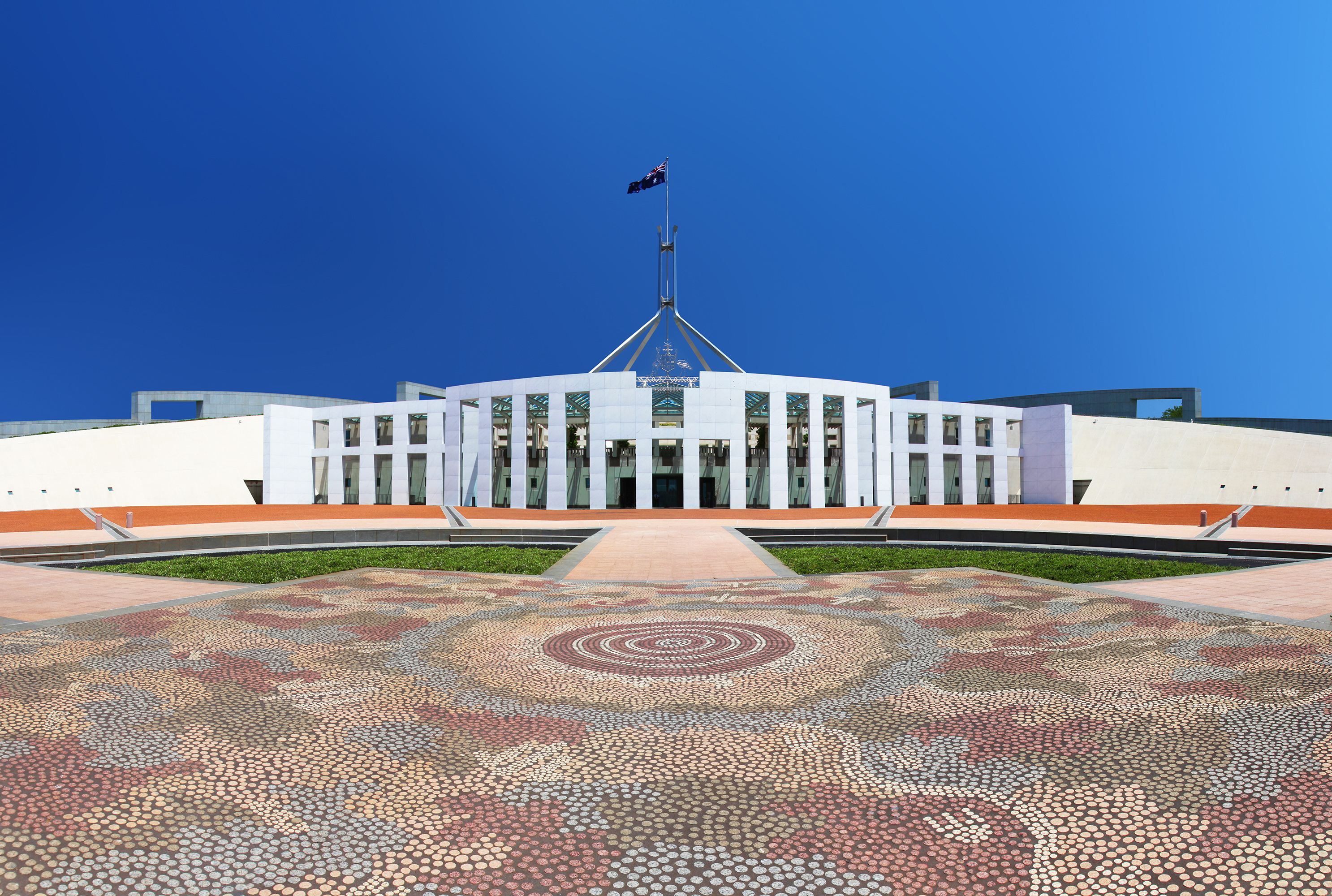 Parliament House in Canberra, Australia