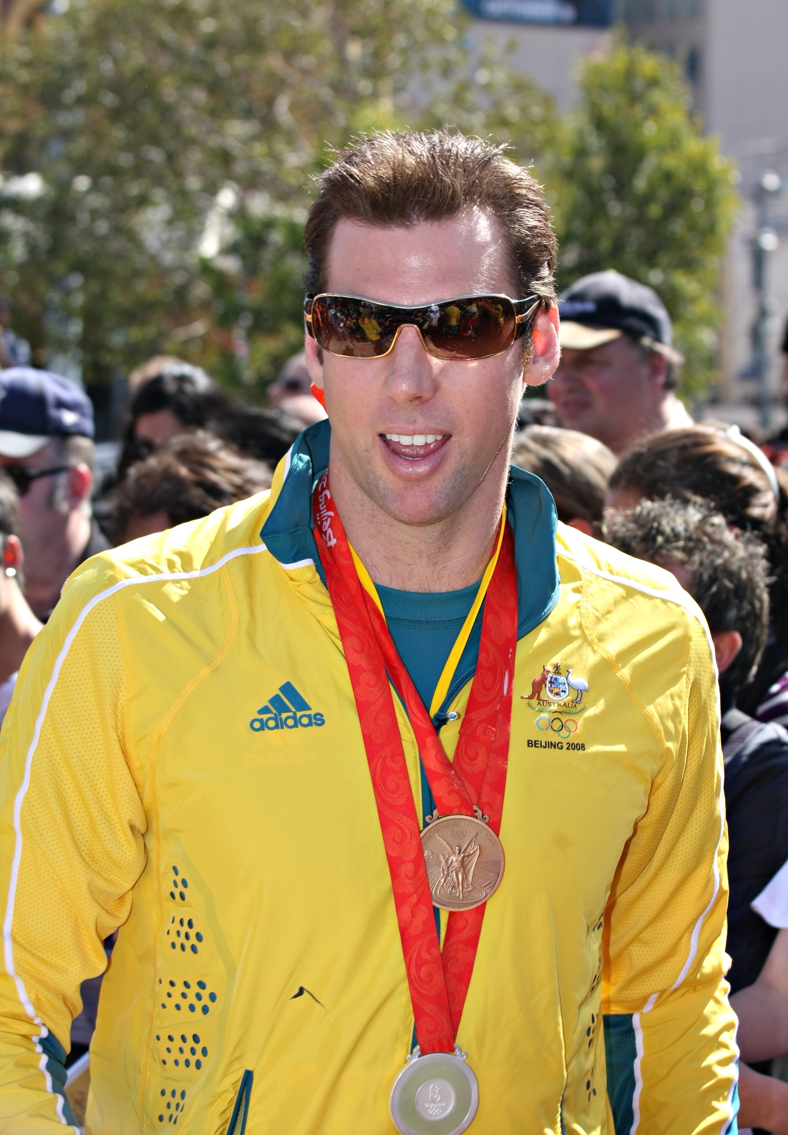 Australian swimmer Grant Hackett