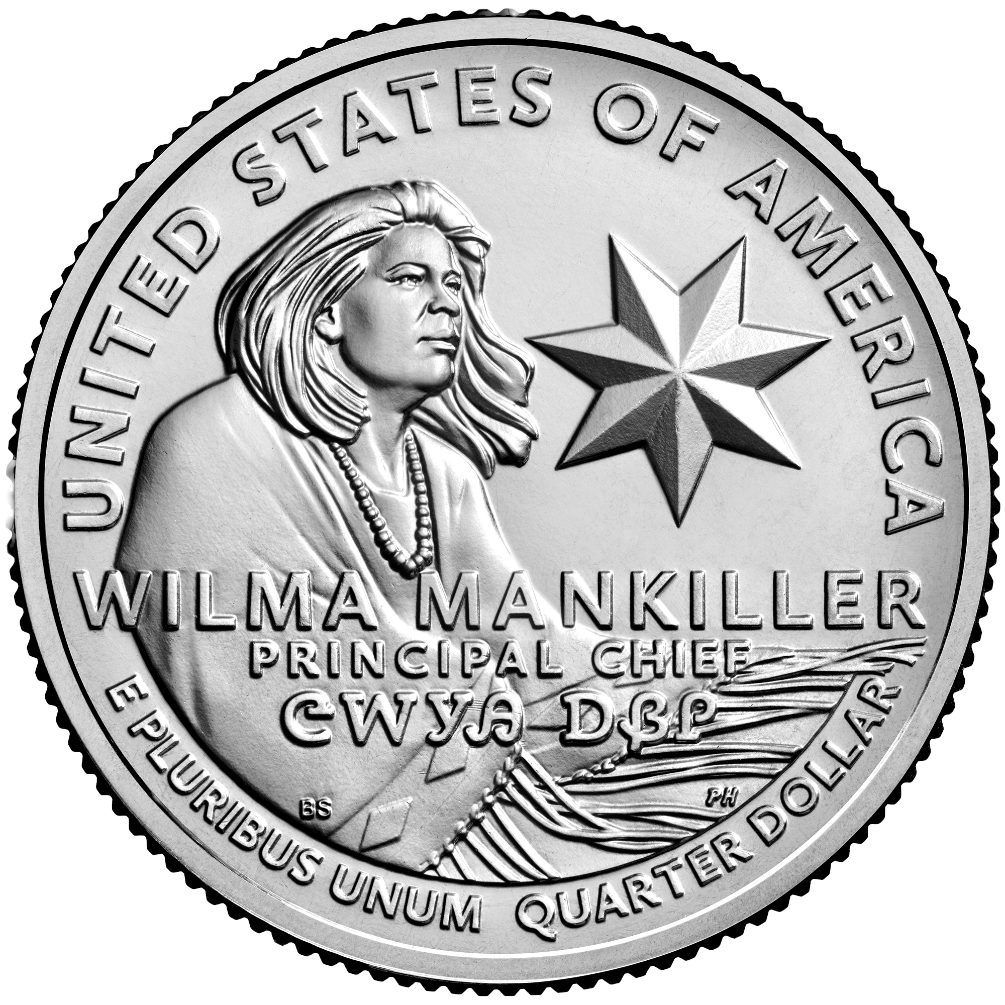 Wilma Mankiller on the U.S. quarter