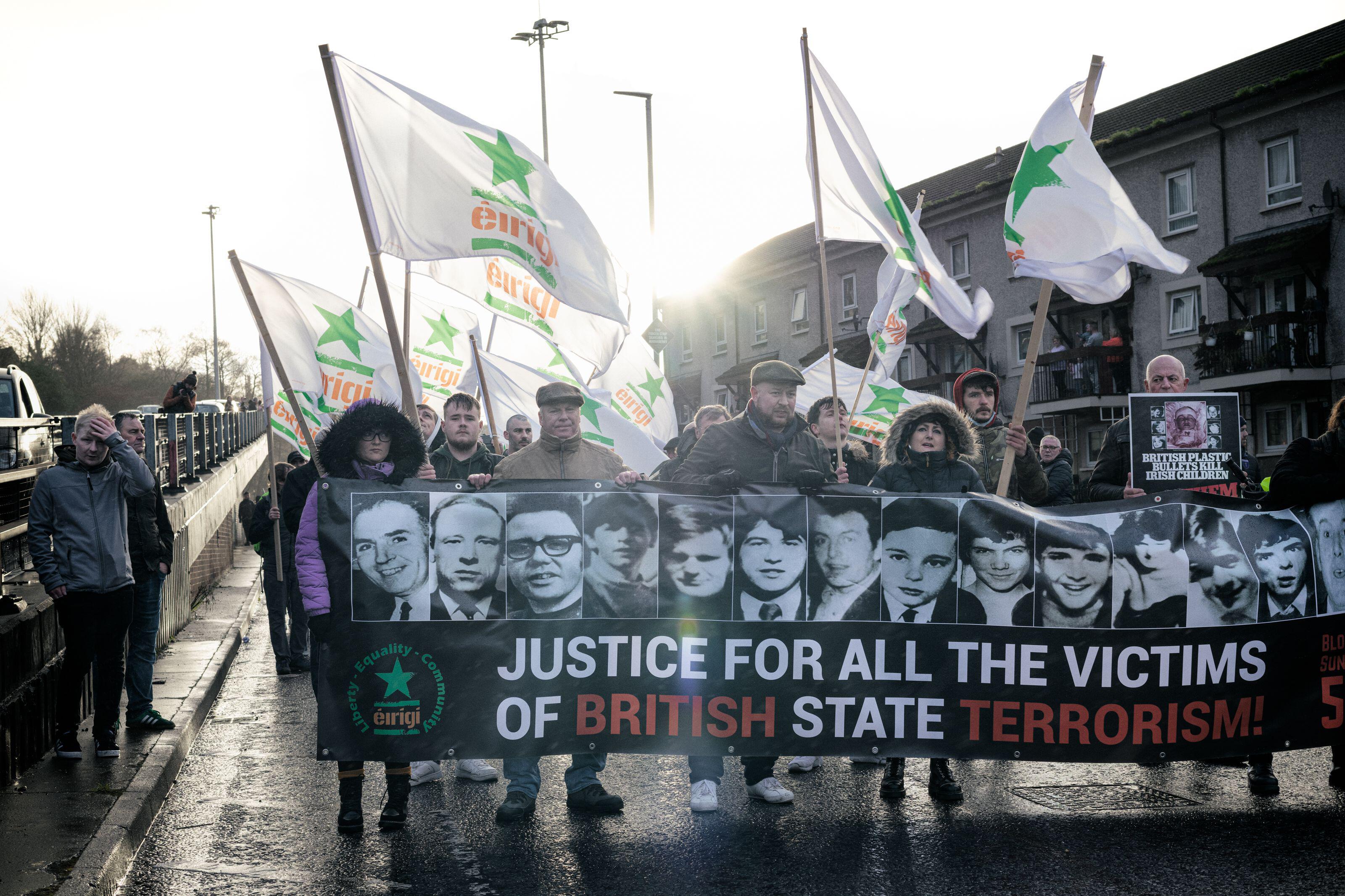 Remembrance March for Bloody Sunday victims