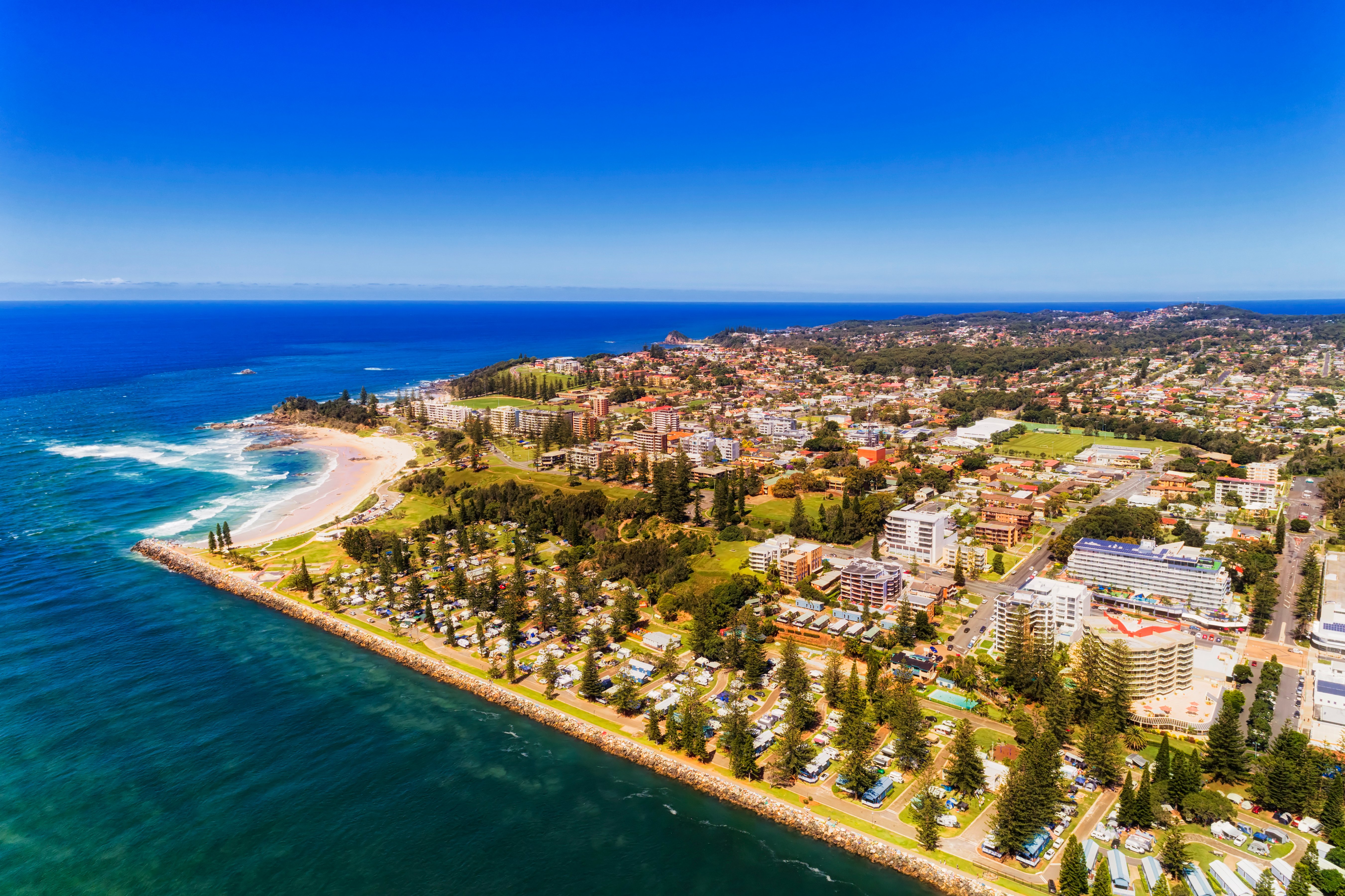 Waterfront of Port Macquarie, New South Wales, Australia