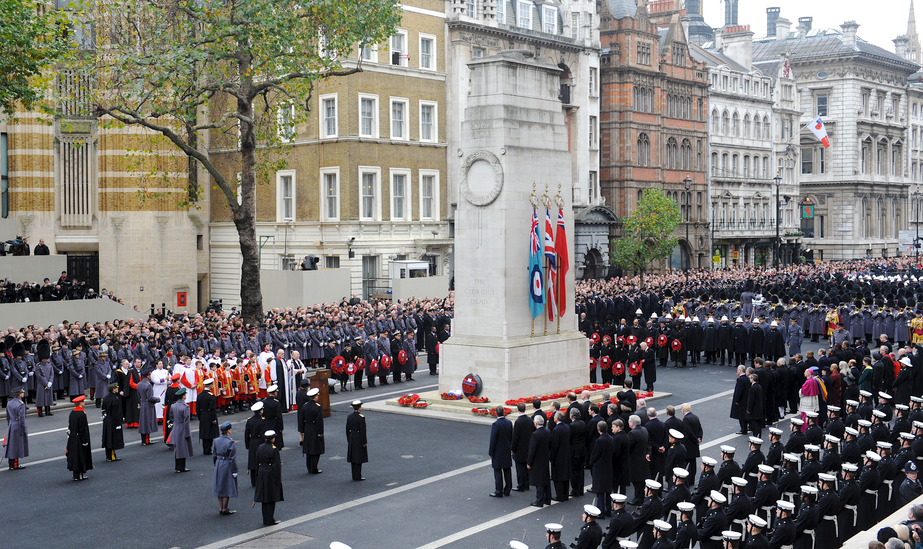 Remembrance Day service in London