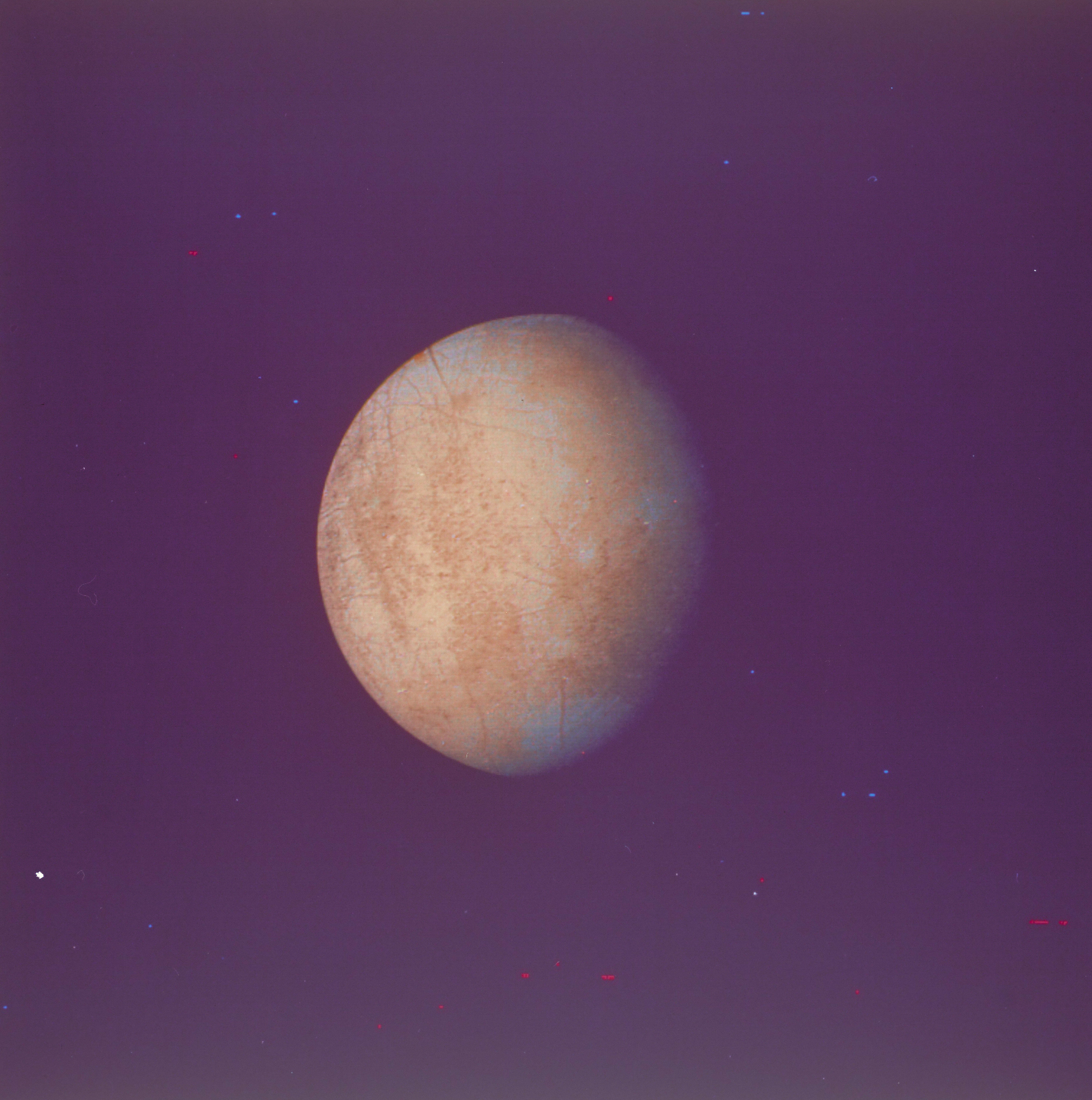 Voyager 2 photo of Europa