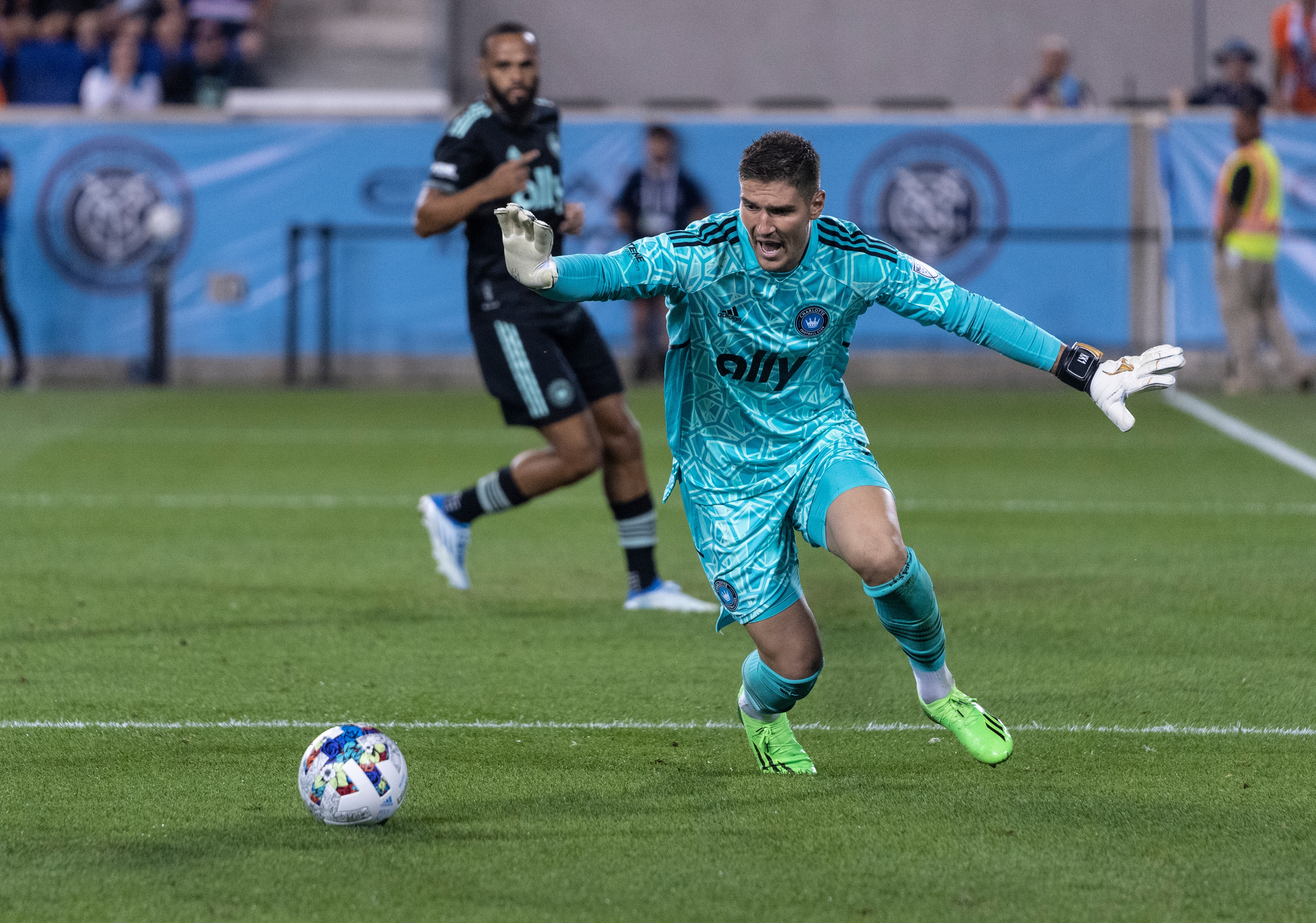 Charlotte FC goalkeeper Kristijan Kahlina