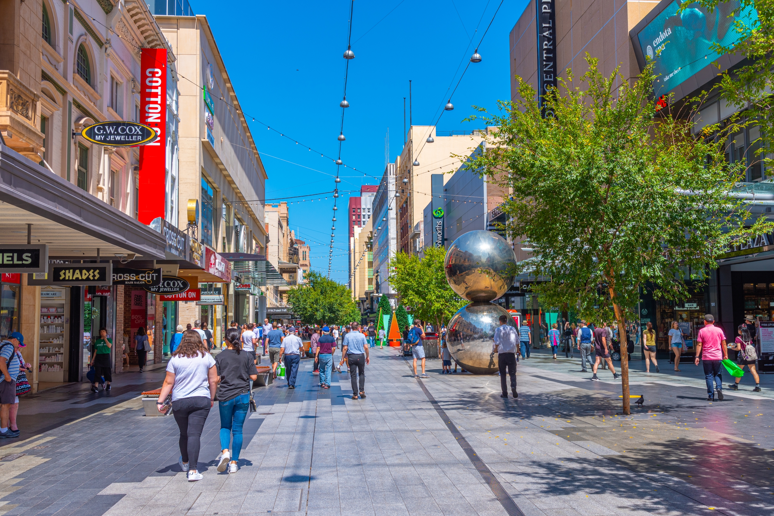 Street scene in Adelaide, South Australia