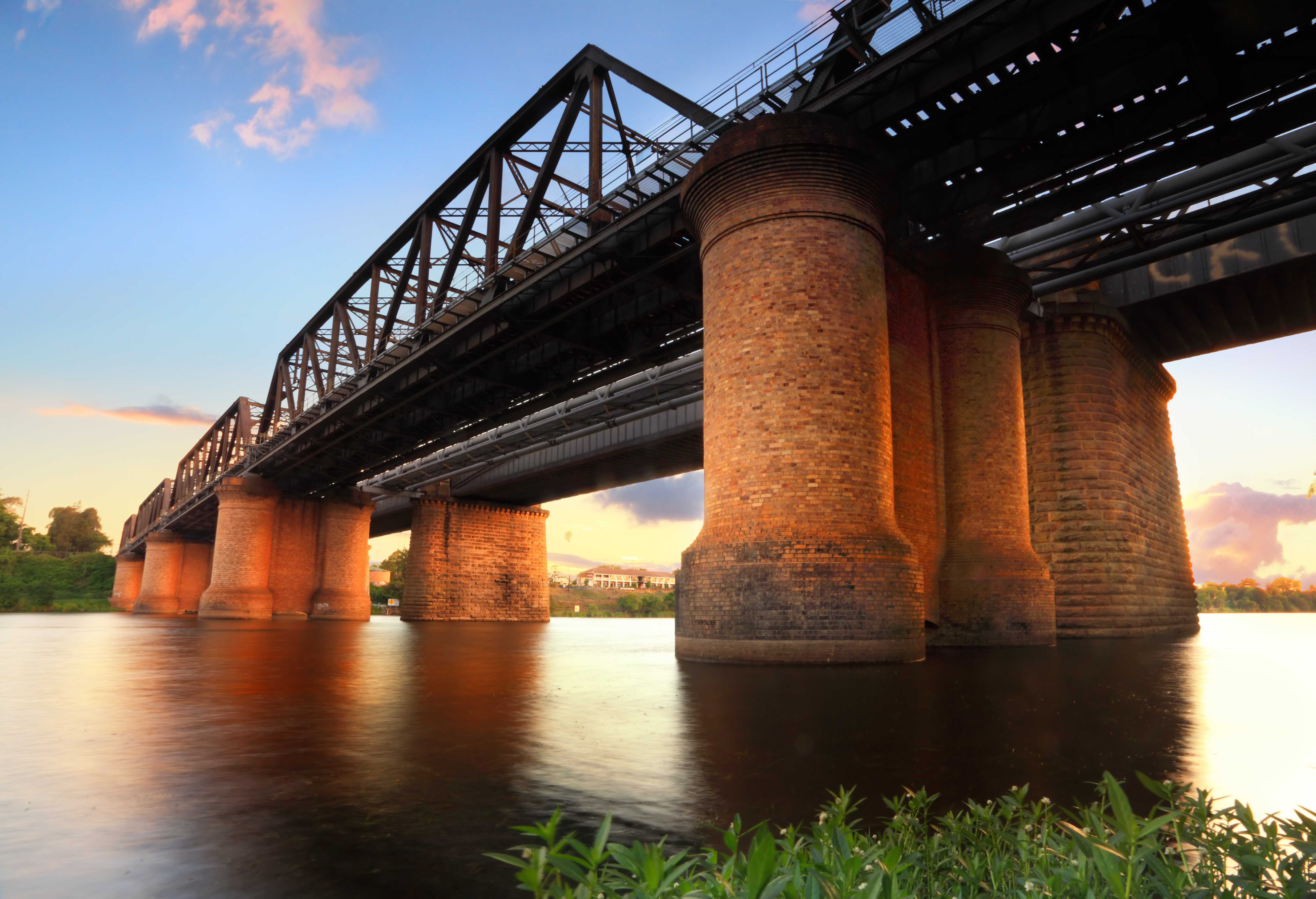 Victoria Bridge in Penrith, New South Wales, Australia