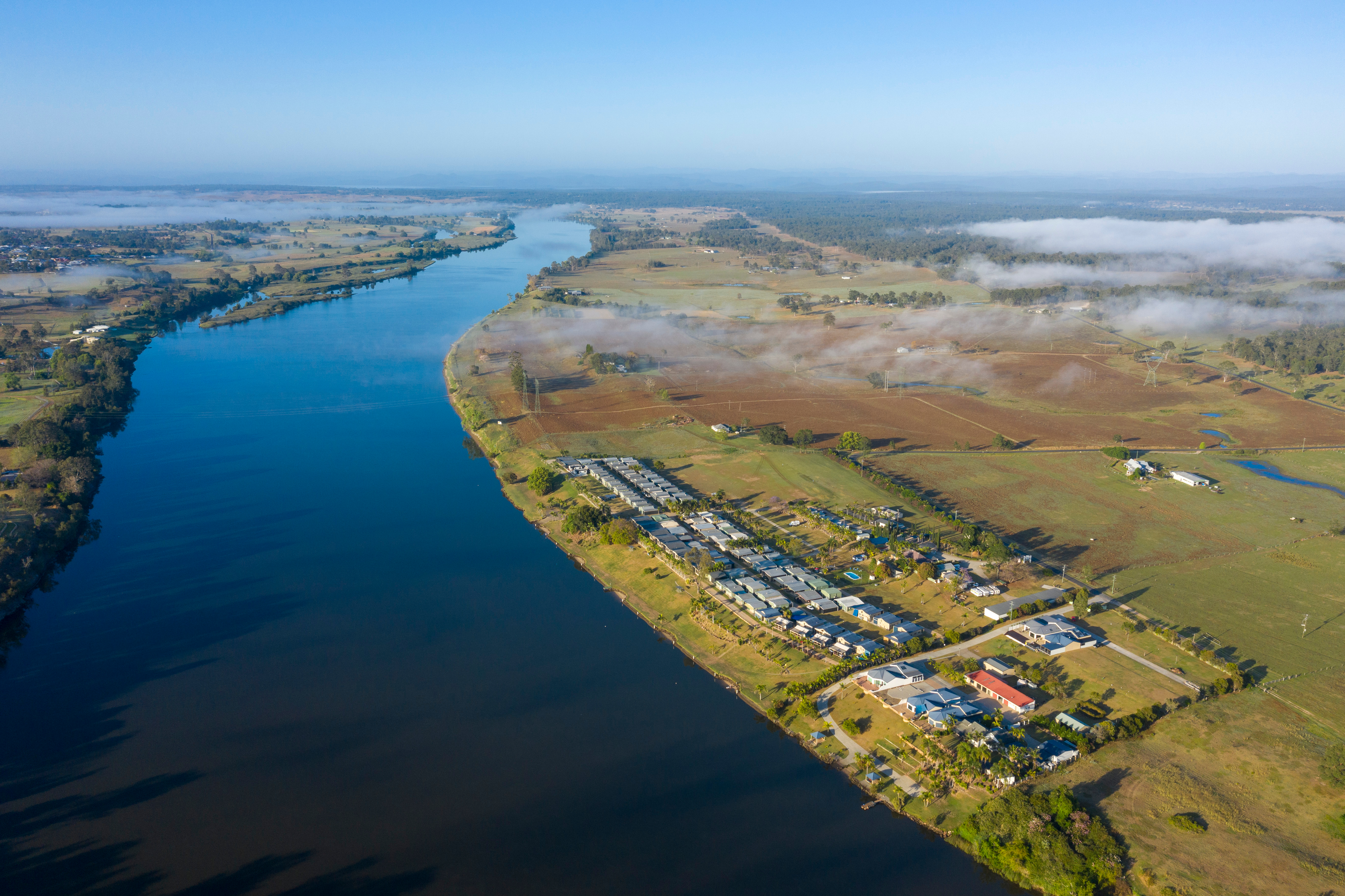 The Clarence River near Grafton, New South Wales, Australia