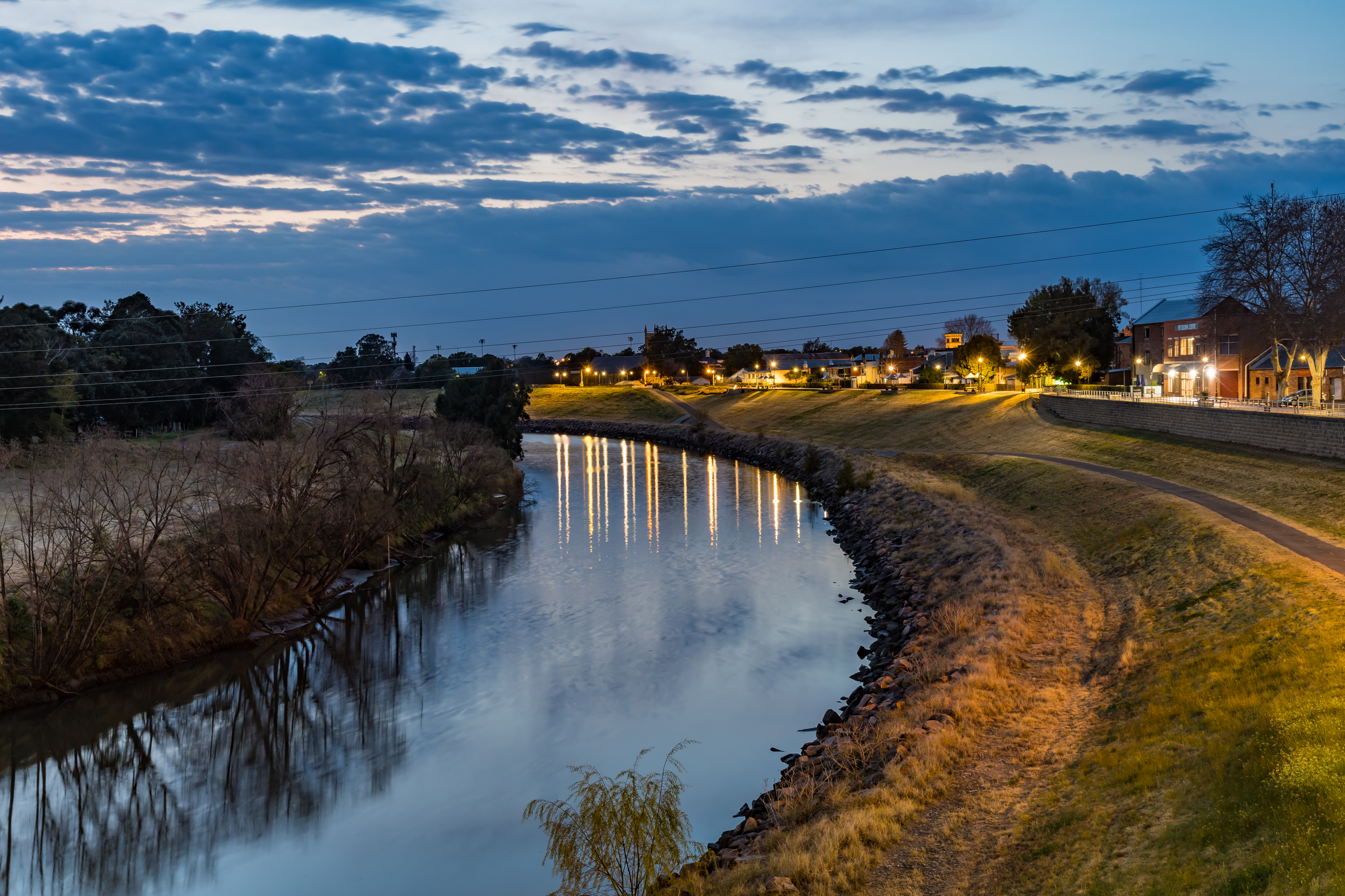 Hunter River at Maitland, New South Wales