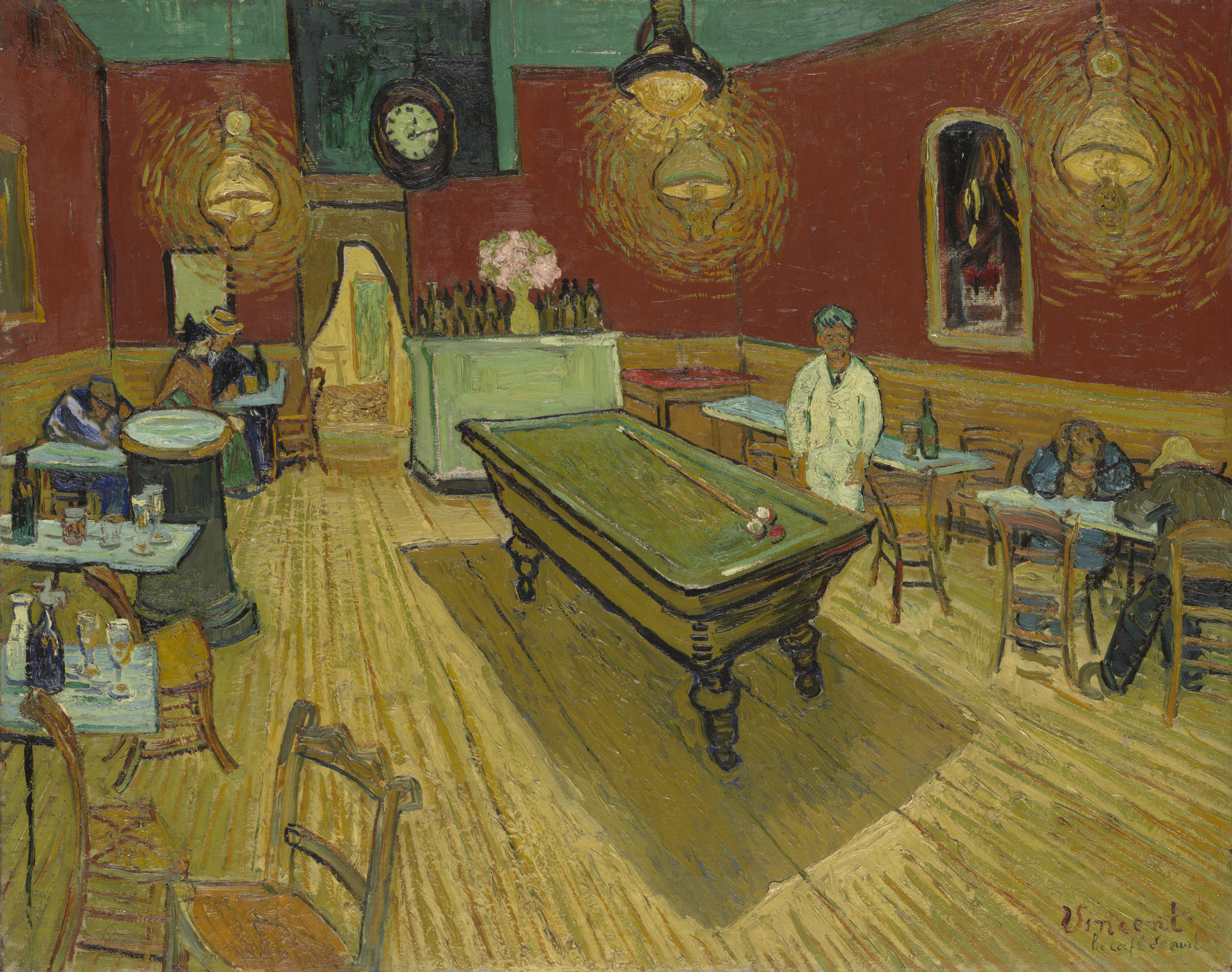 The Night Café by Vincent van Gogh