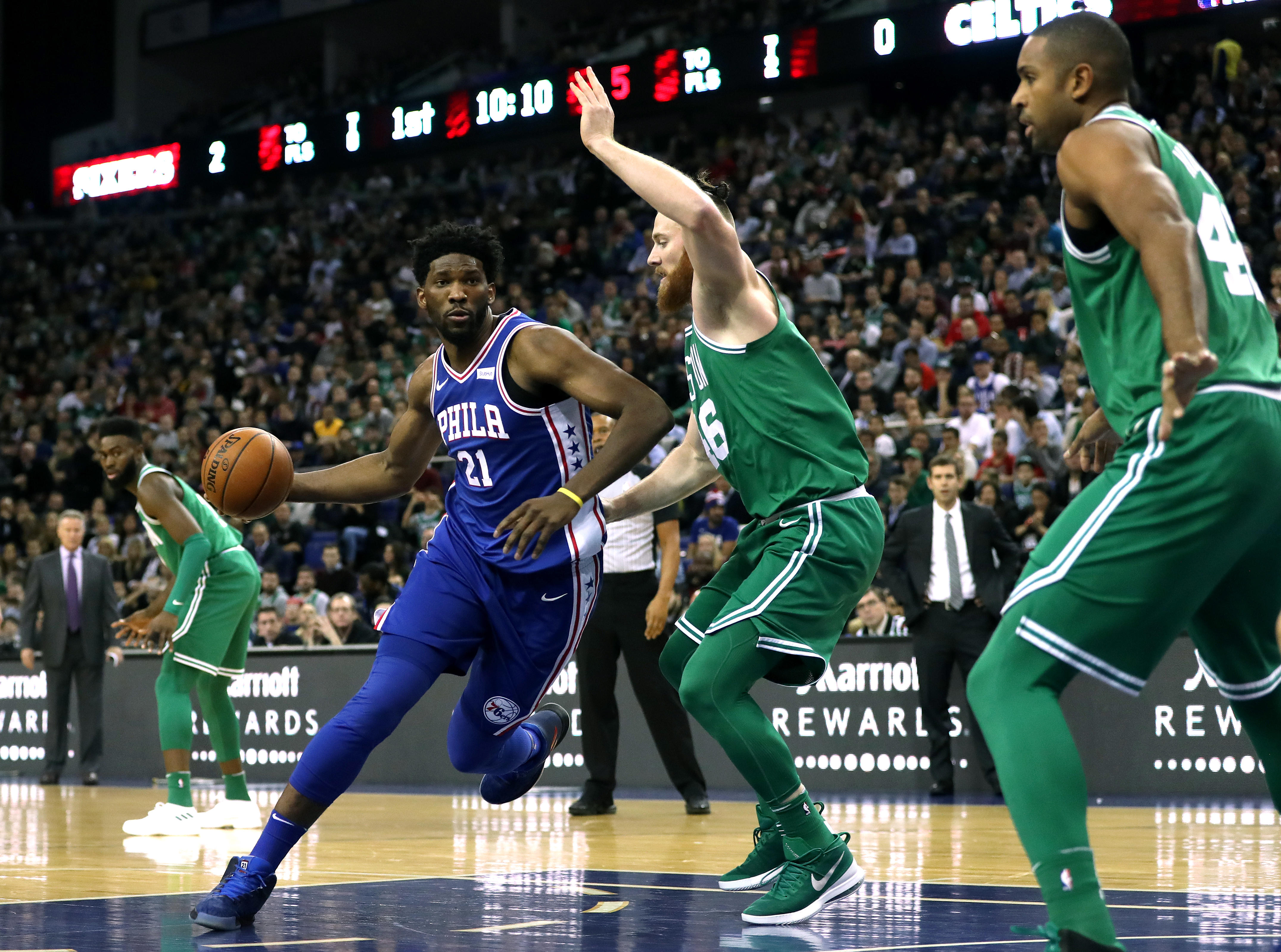 Cameroonian basketball player Joel Embiid