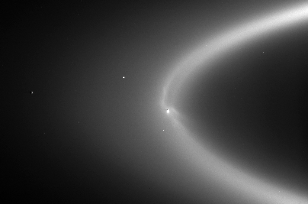 Enceladus in Saturn's E ring