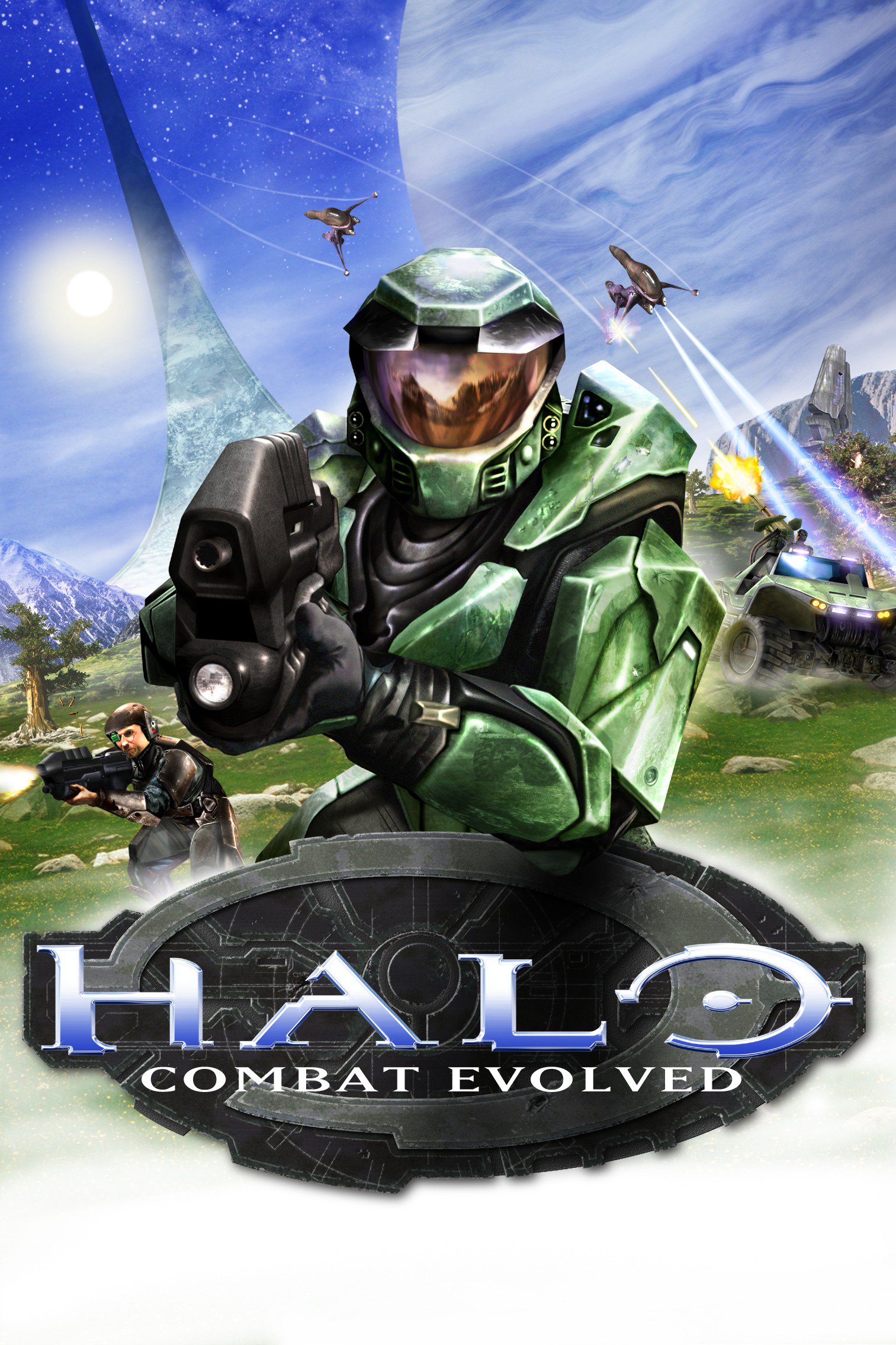 Cover of the first Halo game