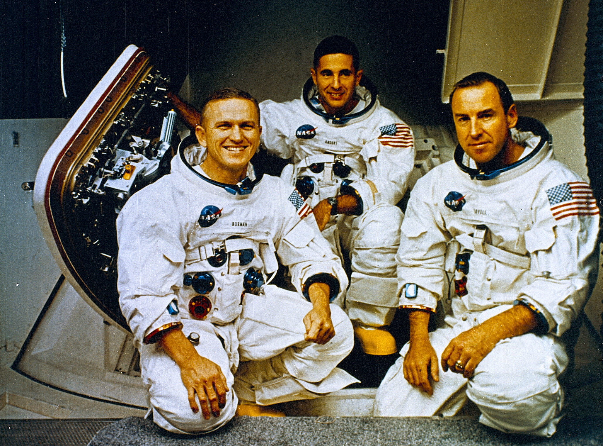 The first people to orbit the moon