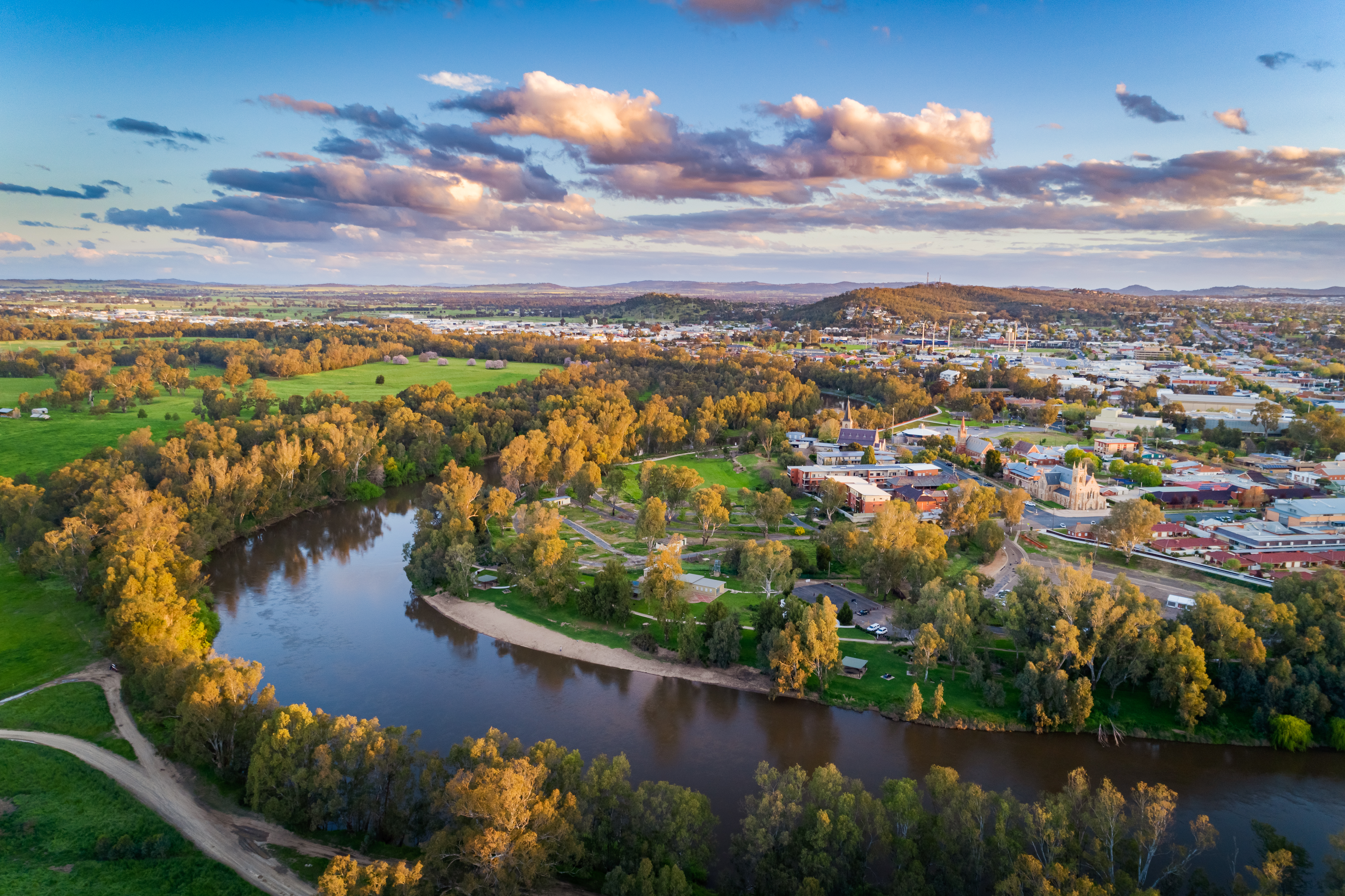 Murrumbidgee River at Wagga Wagga, Australia