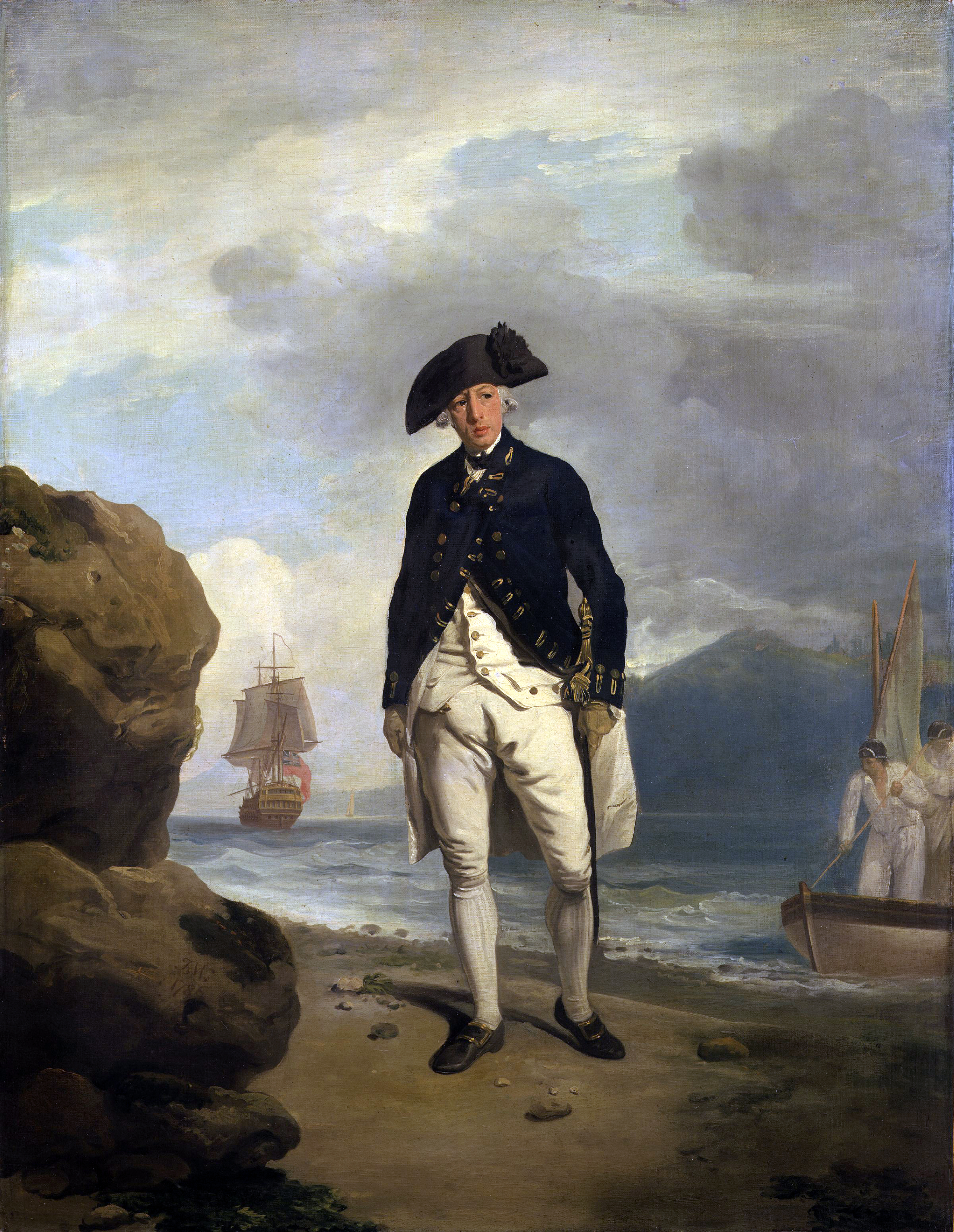 British officer Arthur Phillip, colonial governor of New South Wales