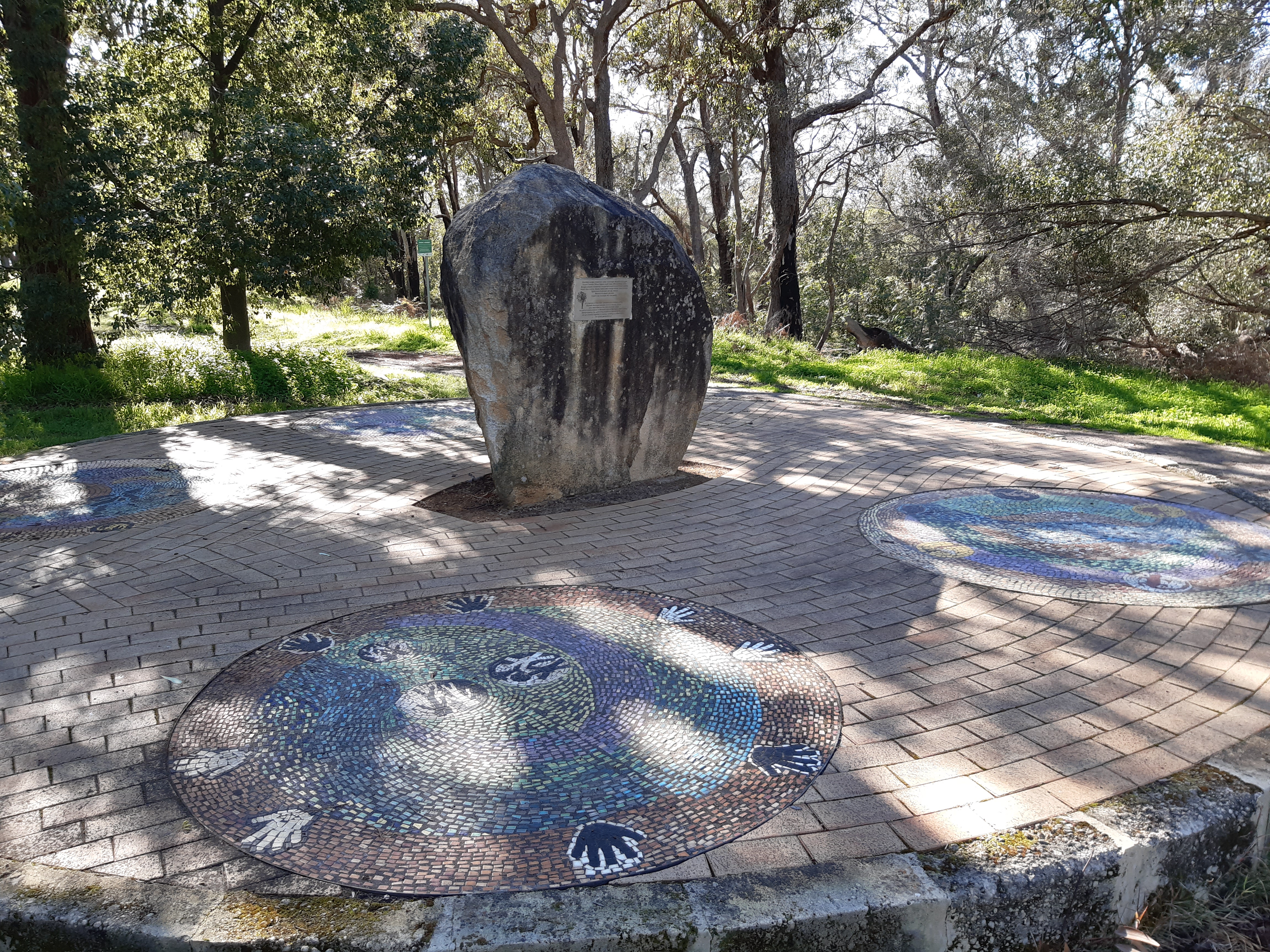 Memorial at the site of the Pinjarra Massacre in Western Australia