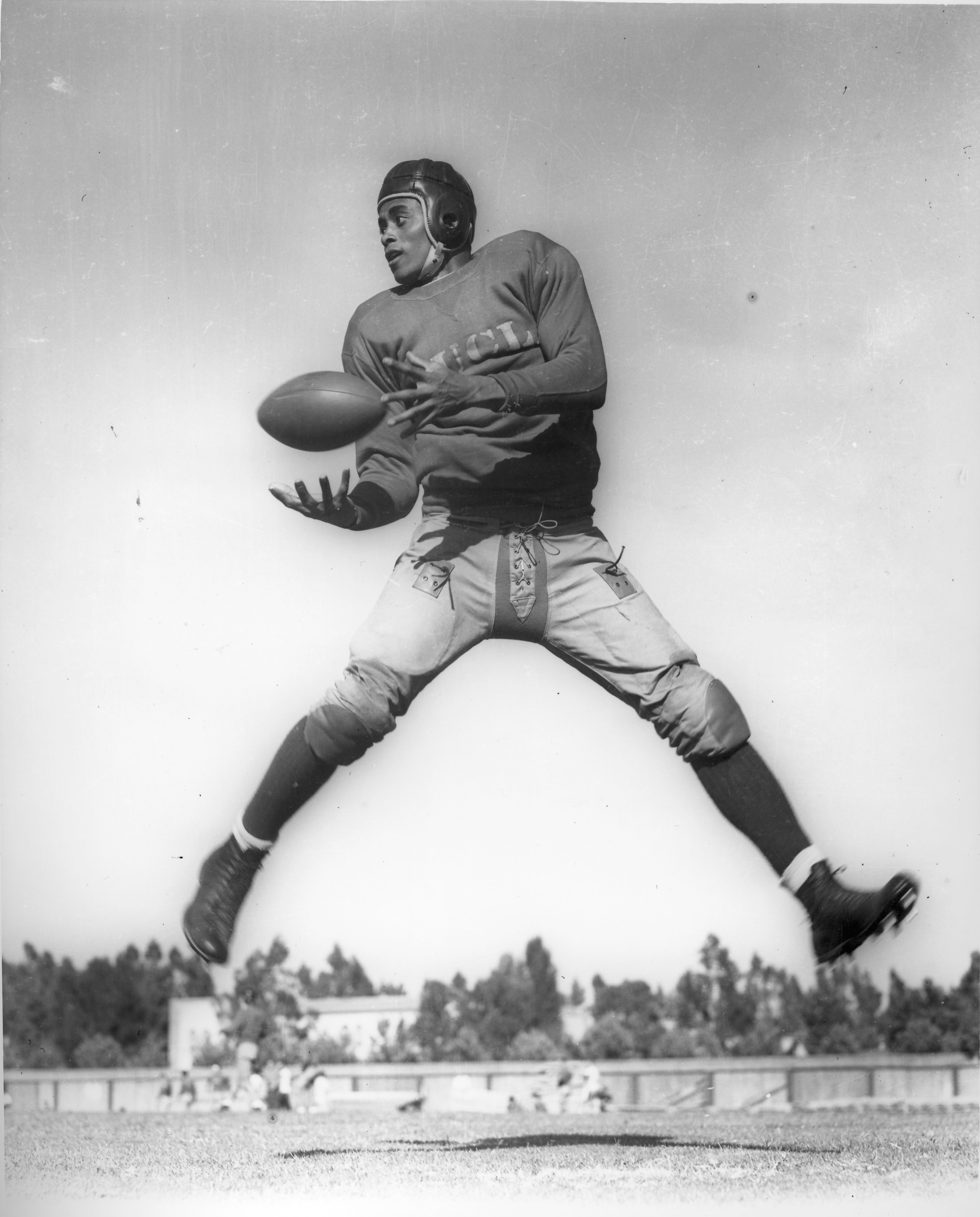 American football player and actor Woody Strode