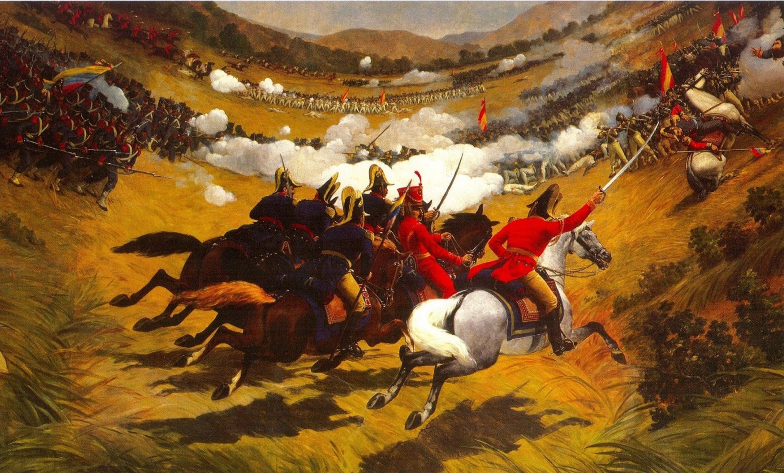 The Battle of Carabobo, Venezuela, 1821