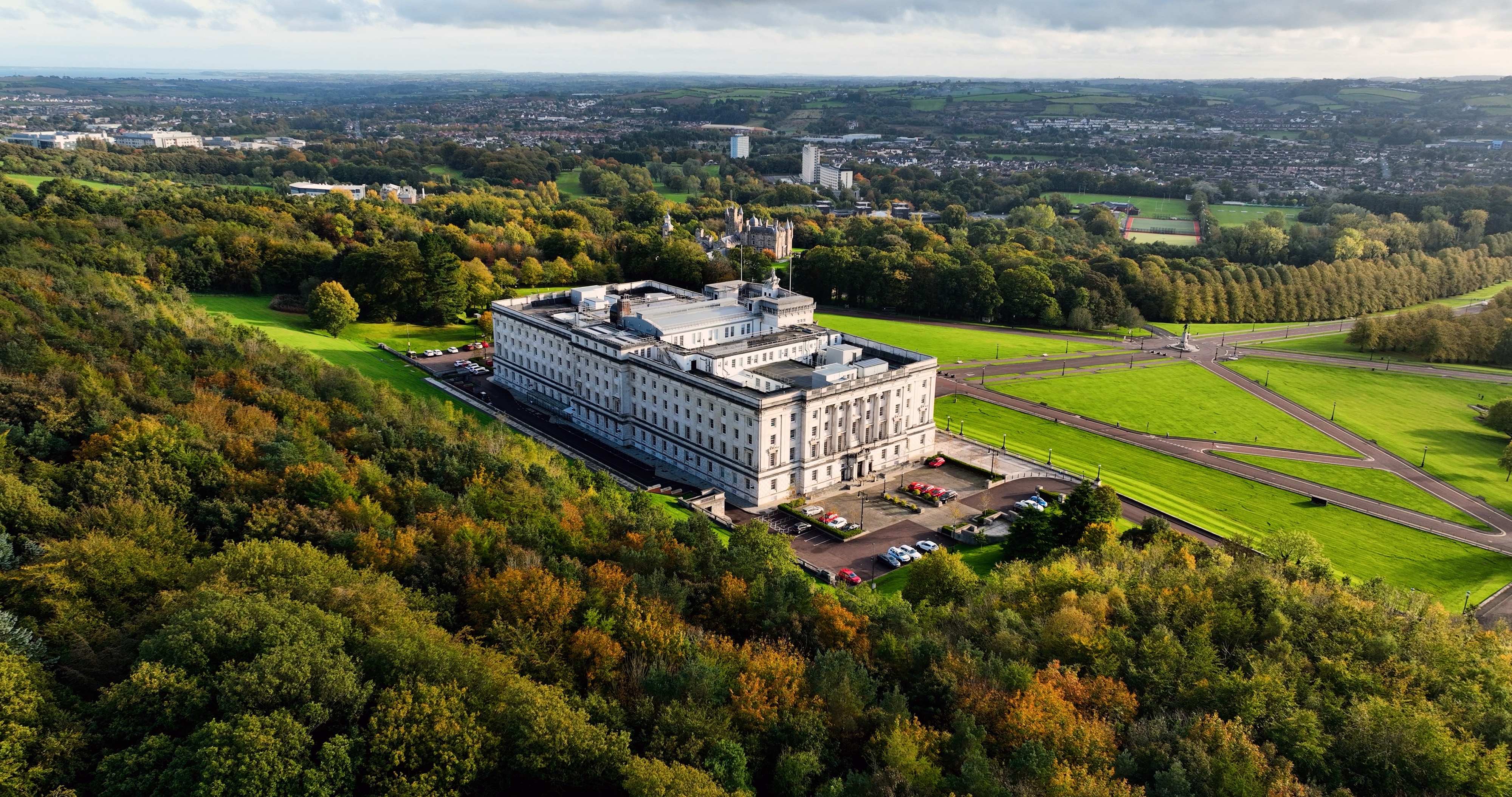 Stormont Parliament Buildings in Belfast