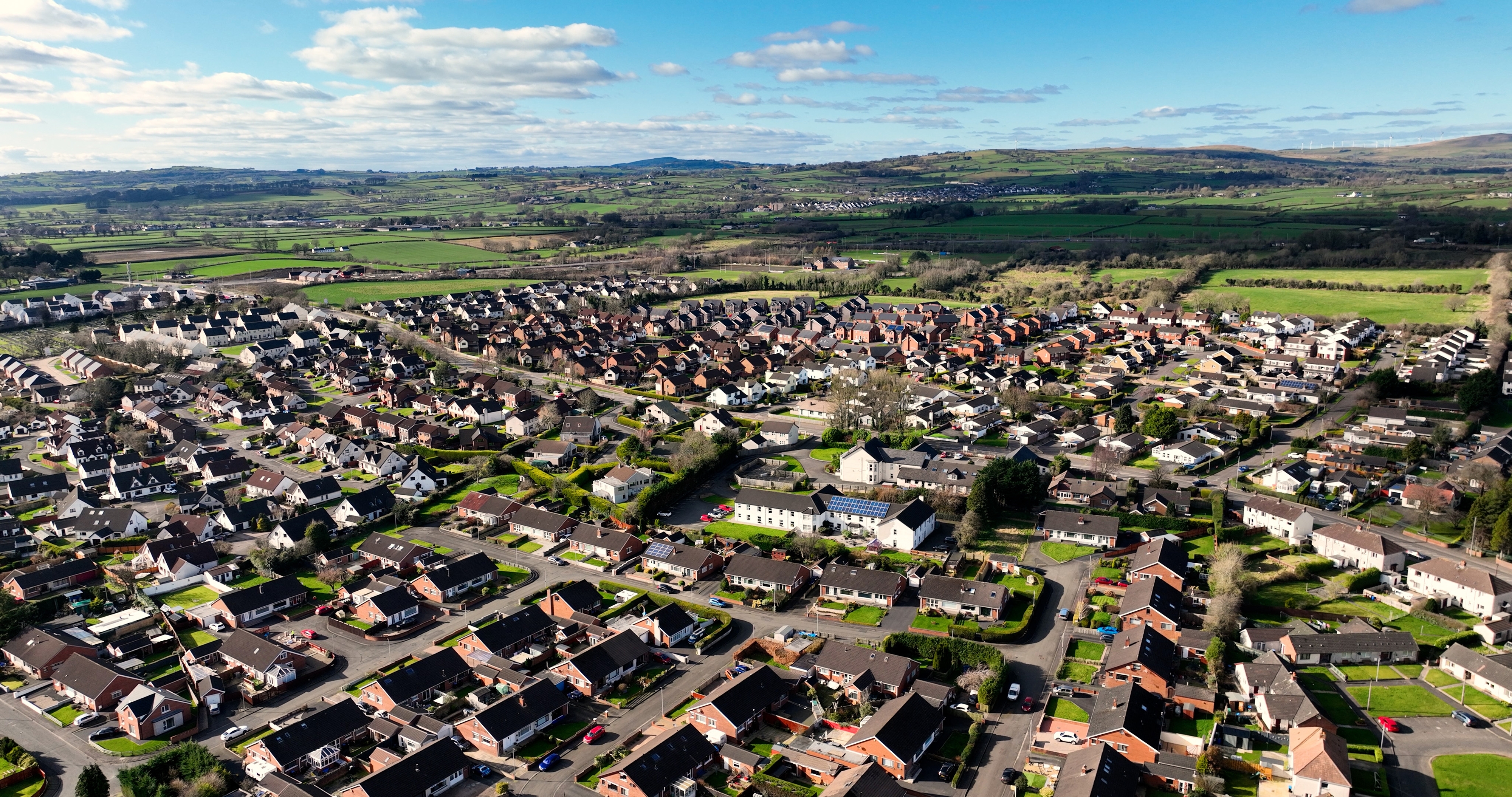 Ballyclare town, Northern Ireland