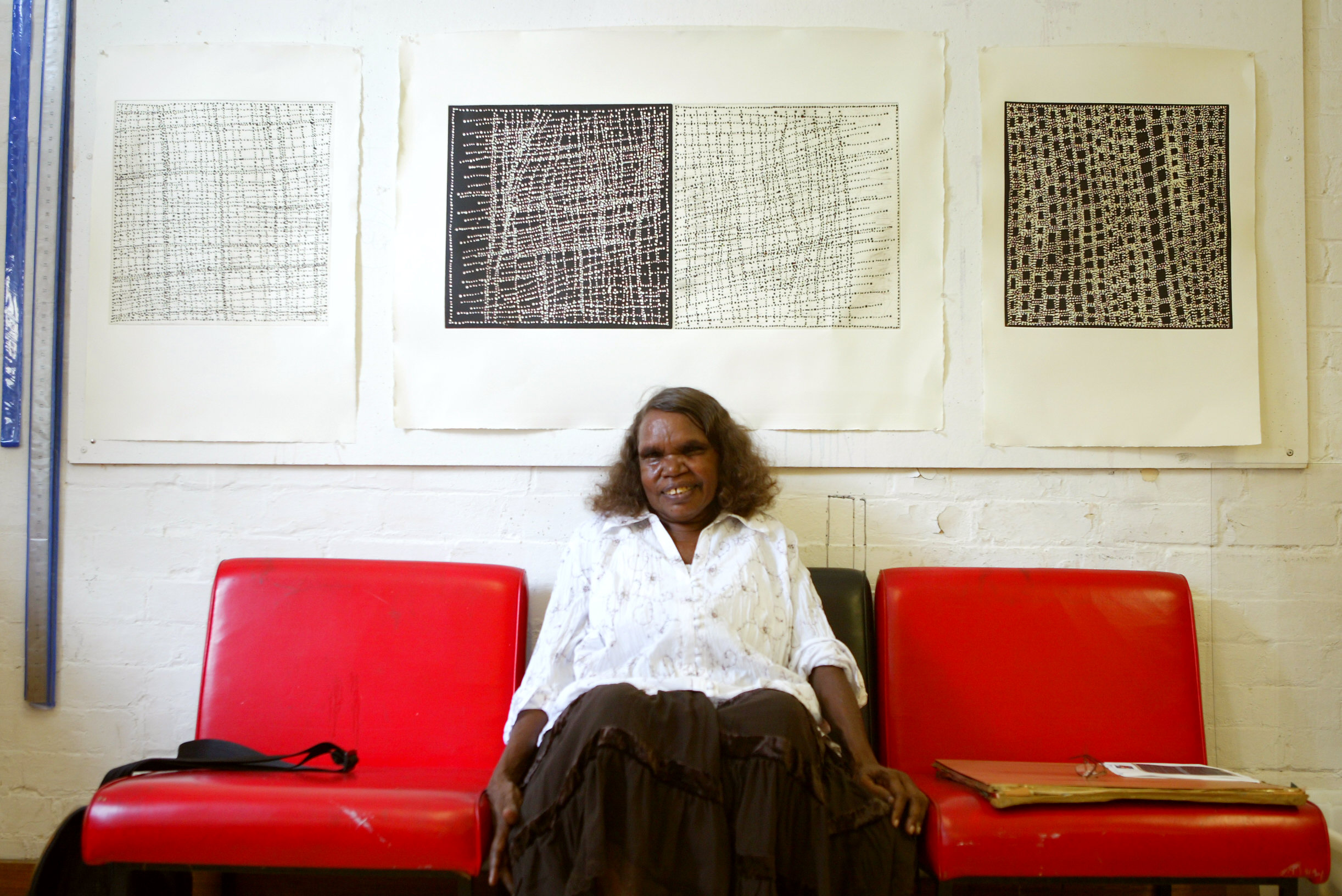 Australian Aboriginal artist Dorothy Napangardi