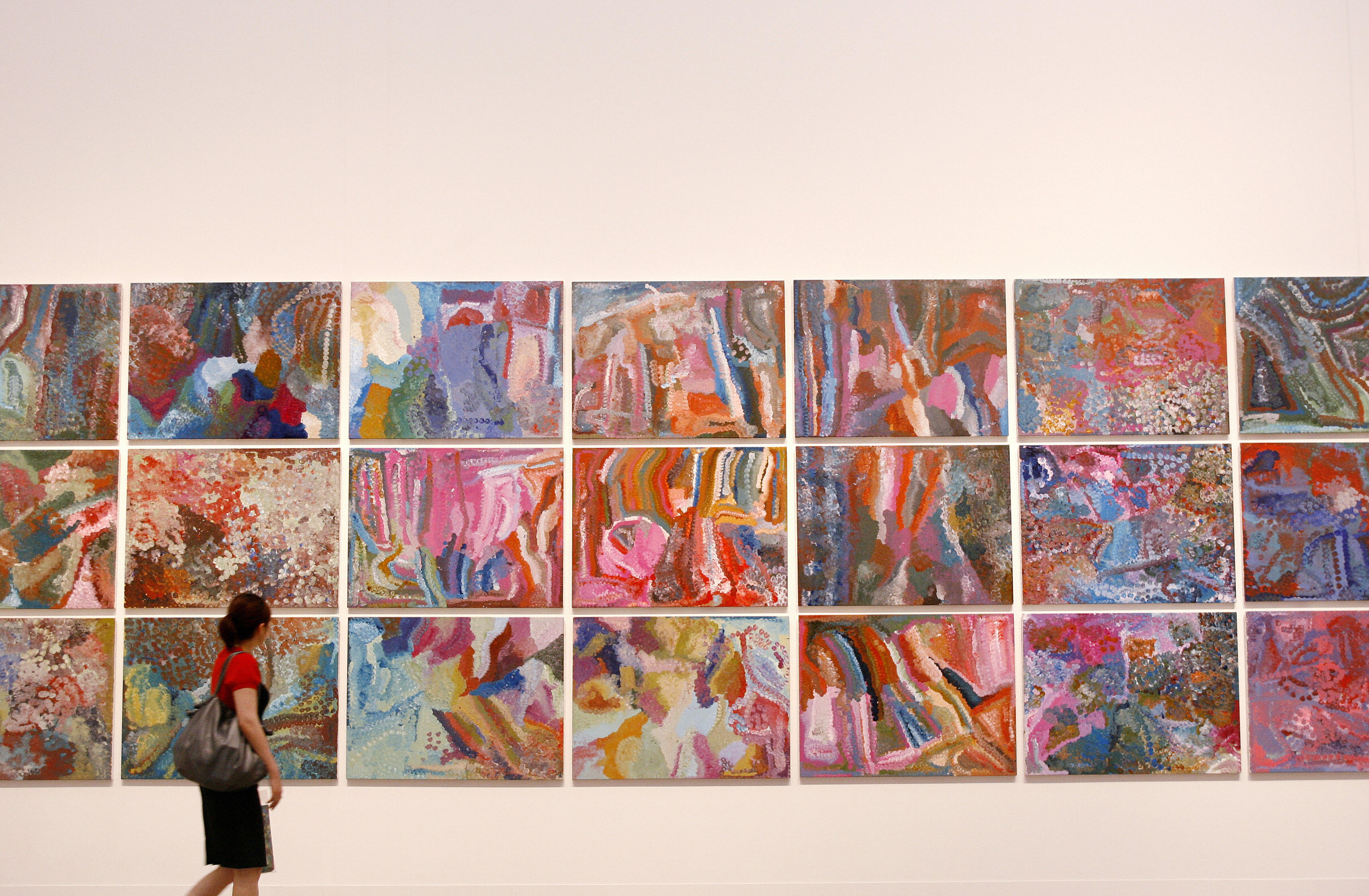 An exhibition of paintings by Emily Kngwarreye