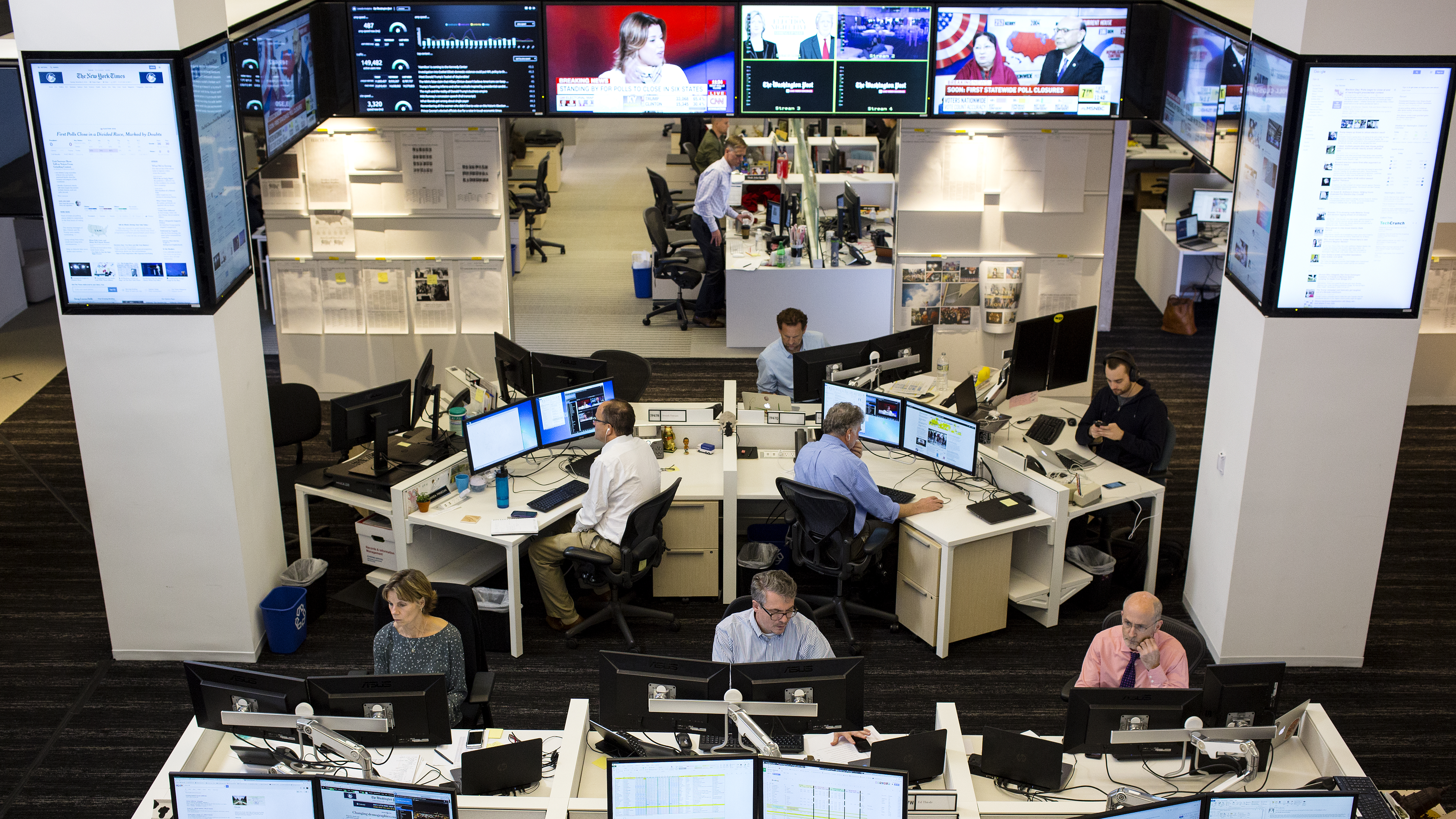 Newsroom of The Washington Post