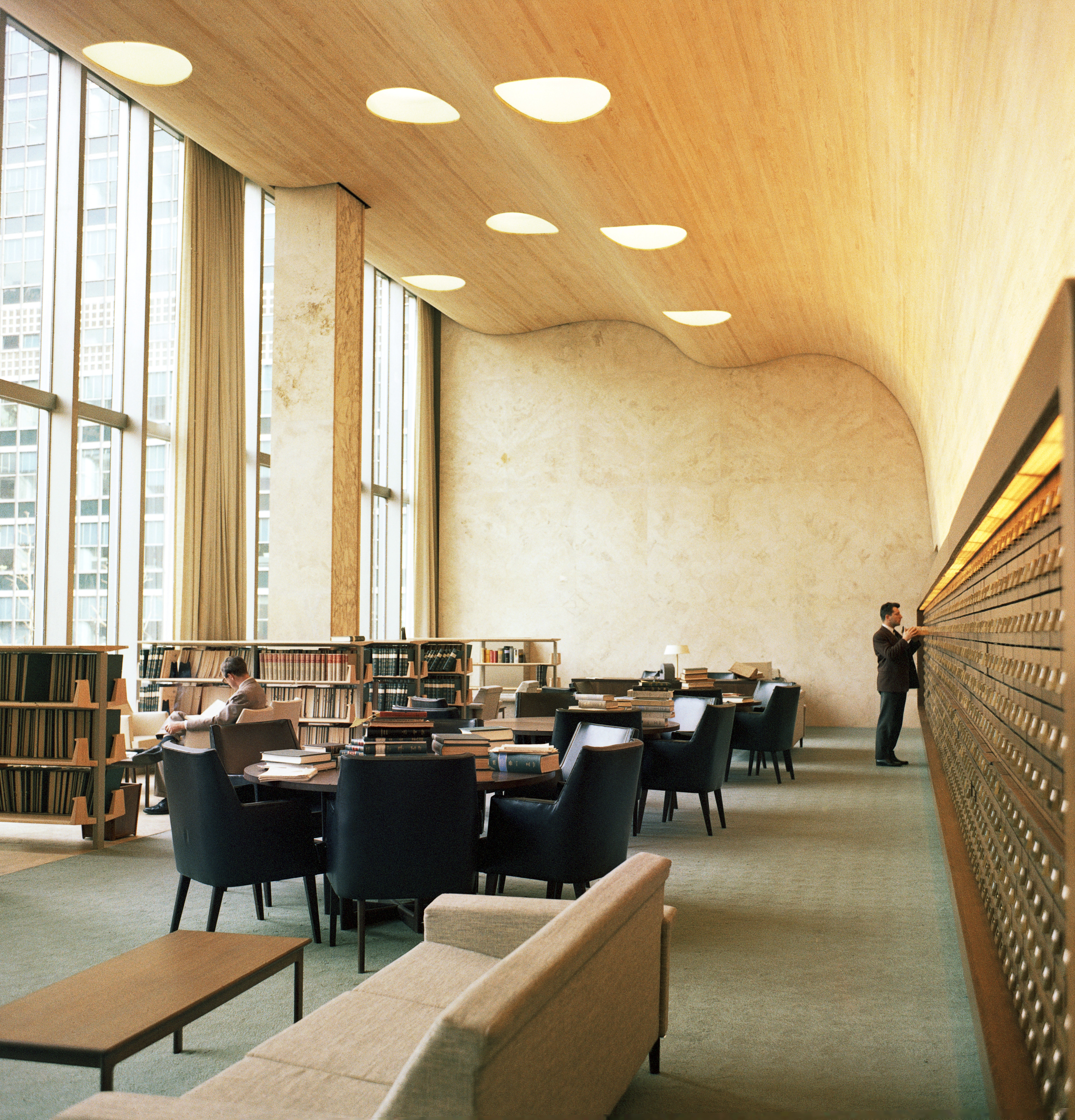 United Nations library reading room