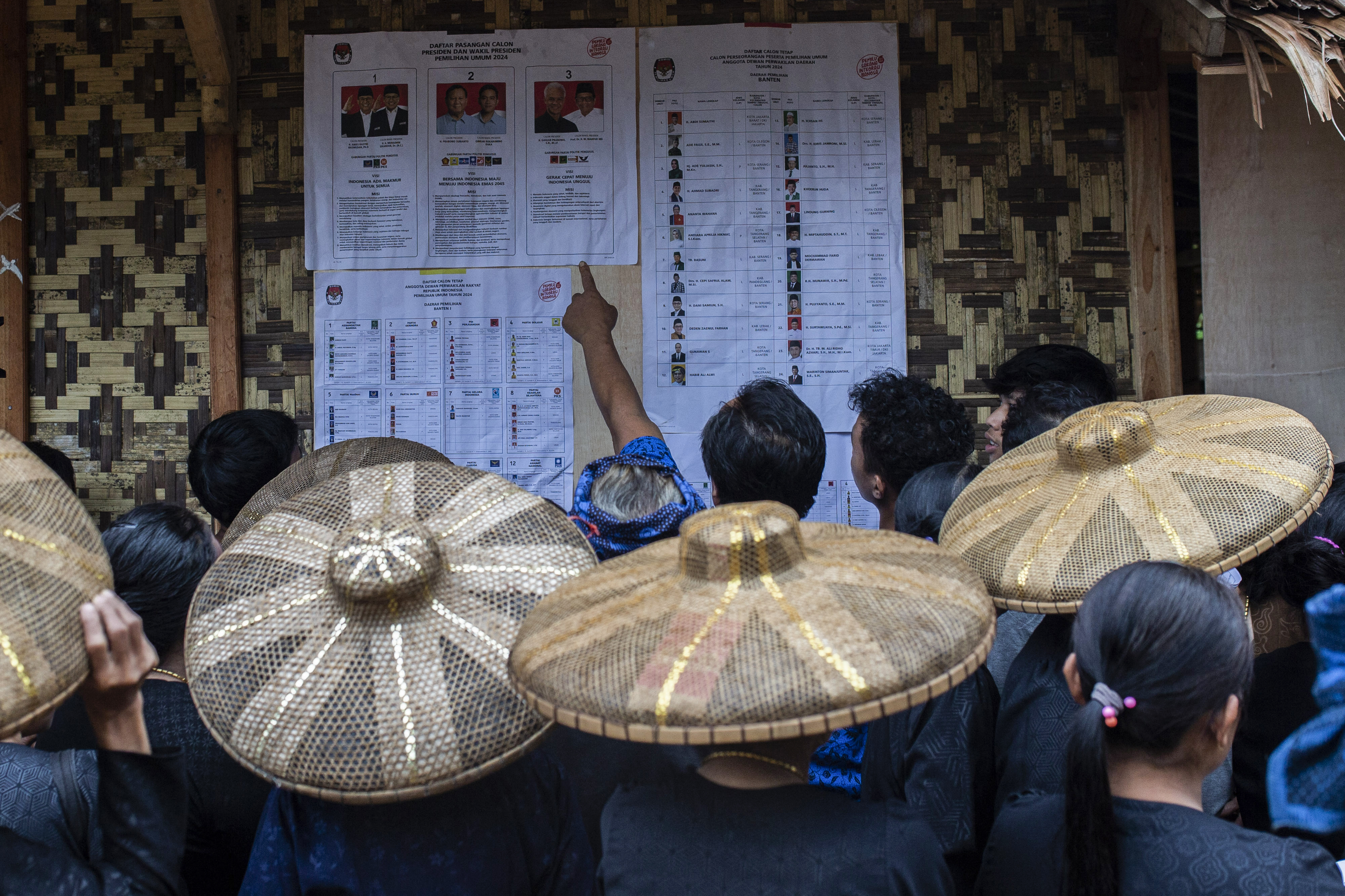 Preparing to vote in Indonesia